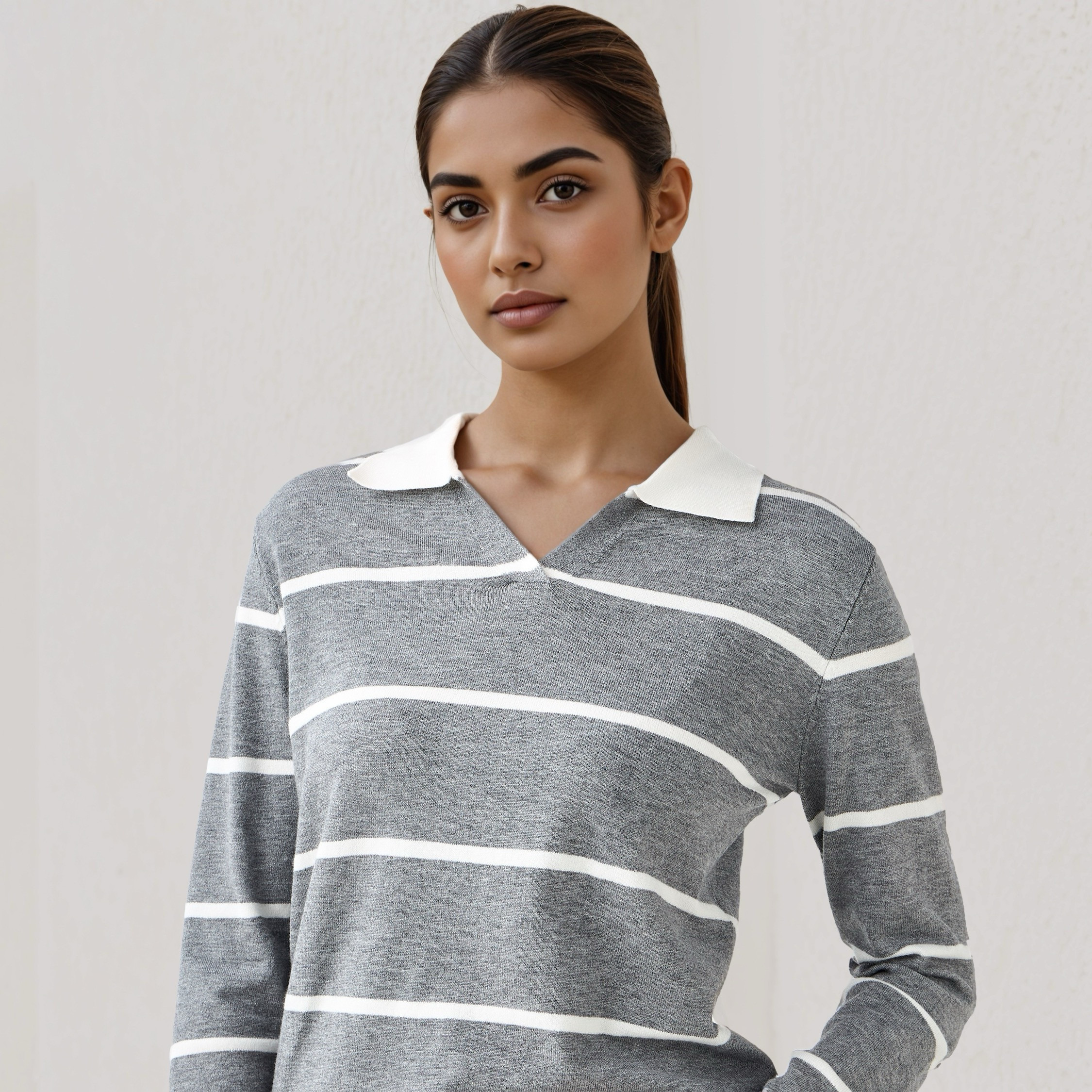 2Xtremz Striped Collared Sweater-women-clothing-cardigansandjumpers-jumpers-image-4