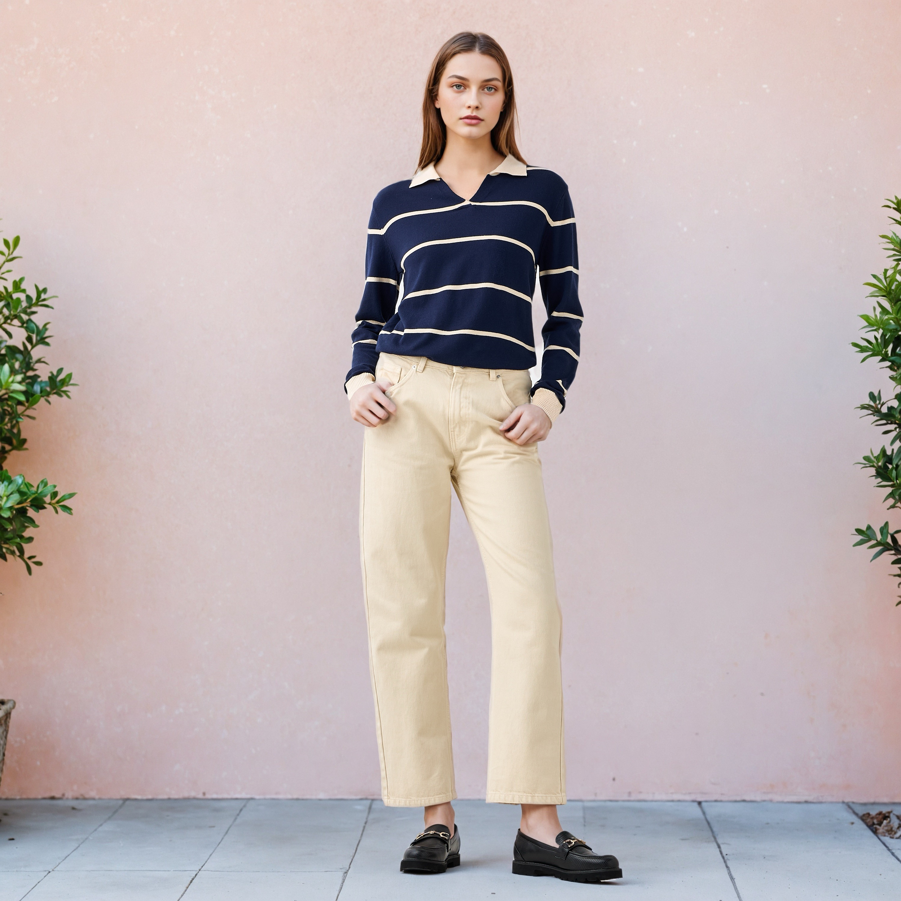 2Xtremz Striped Collared Sweater-women-clothing-cardigansandjumpers-jumpers-image-2