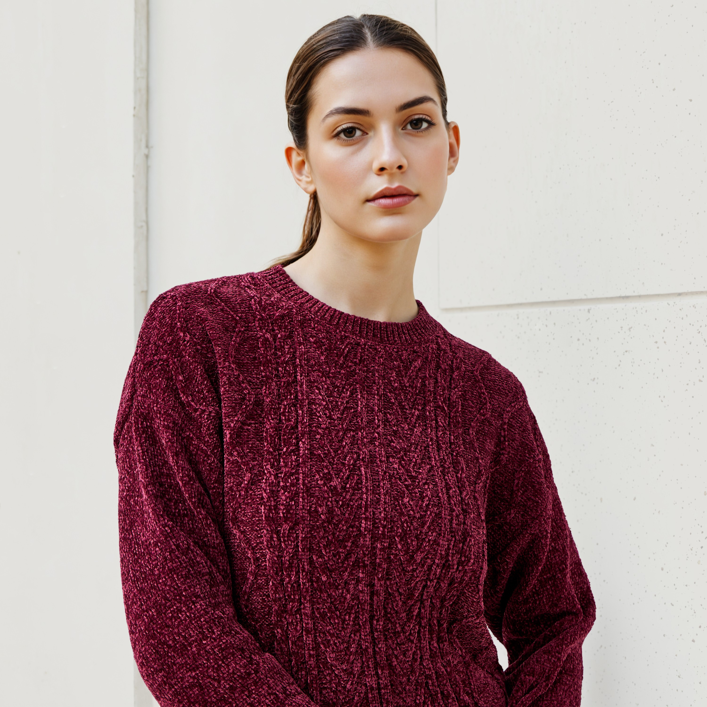 2Xtremz Textured Chenille Sweater with Long Sleeves-women-clothing-cardigansandjumpers-jumpers-image-4