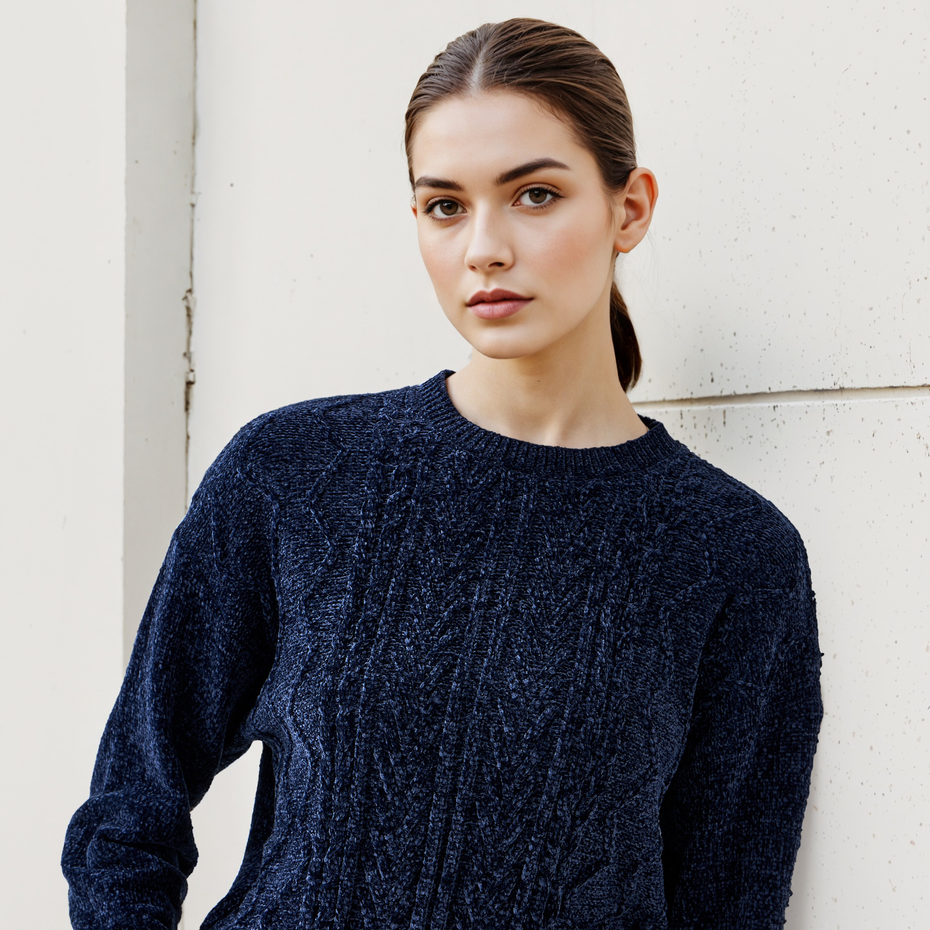 كنزة شنيل بارزة الملمس بأكمام طويلة من تو إكستريمز-women-clothing-cardigansandjumpers-jumpers-image-4