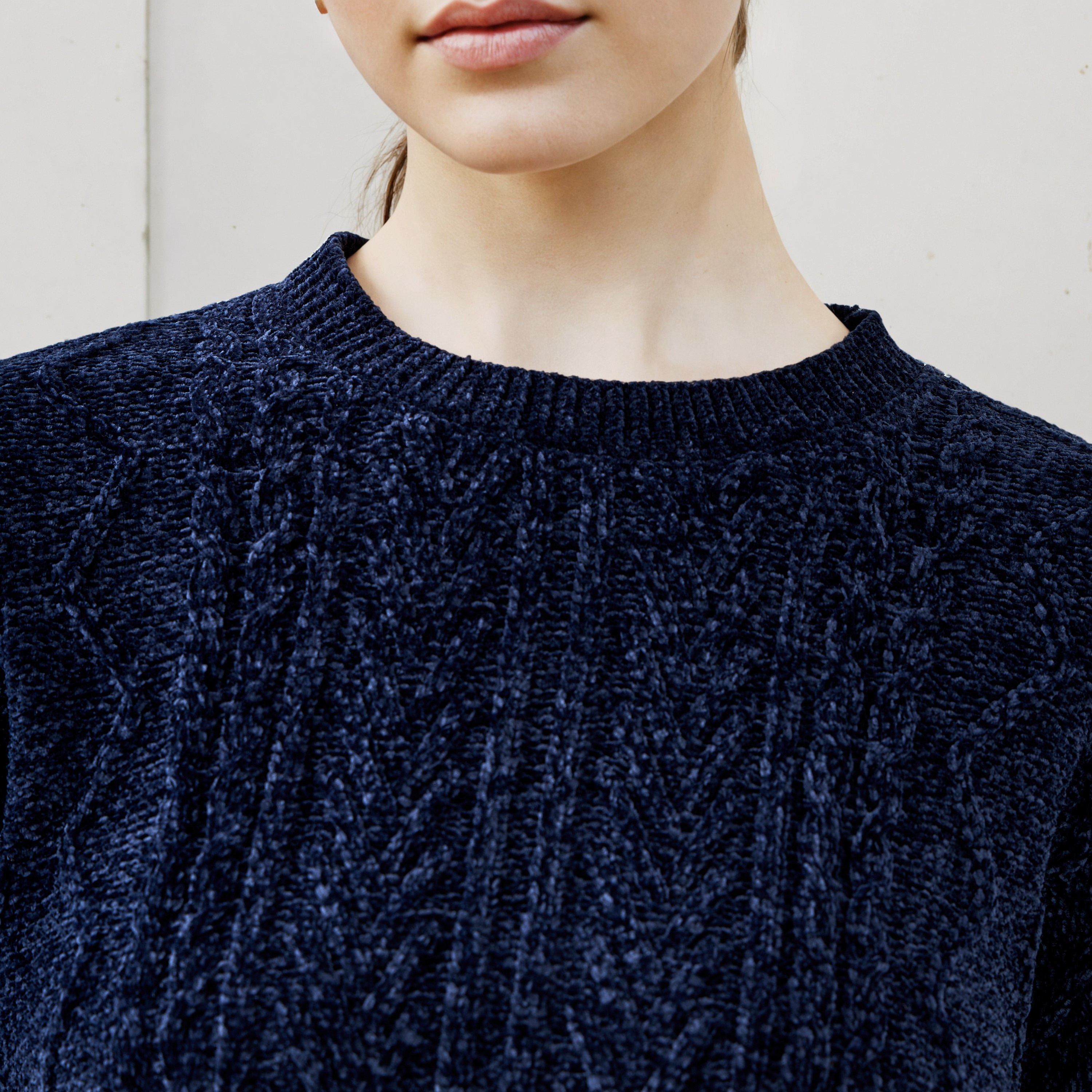 كنزة شنيل بارزة الملمس بأكمام طويلة من تو إكستريمز-women-clothing-cardigansandjumpers-jumpers-image-5