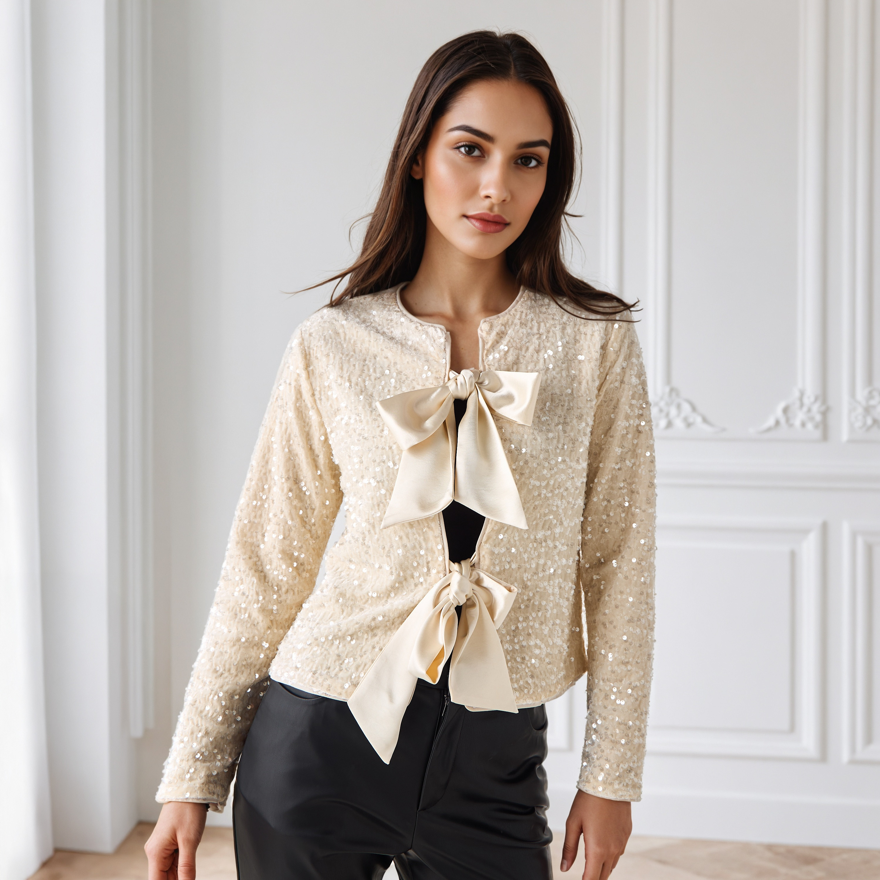 جاكيت مزين من تو إكستريمز-women-winterwear-coatsandjackets-jackets-image-1