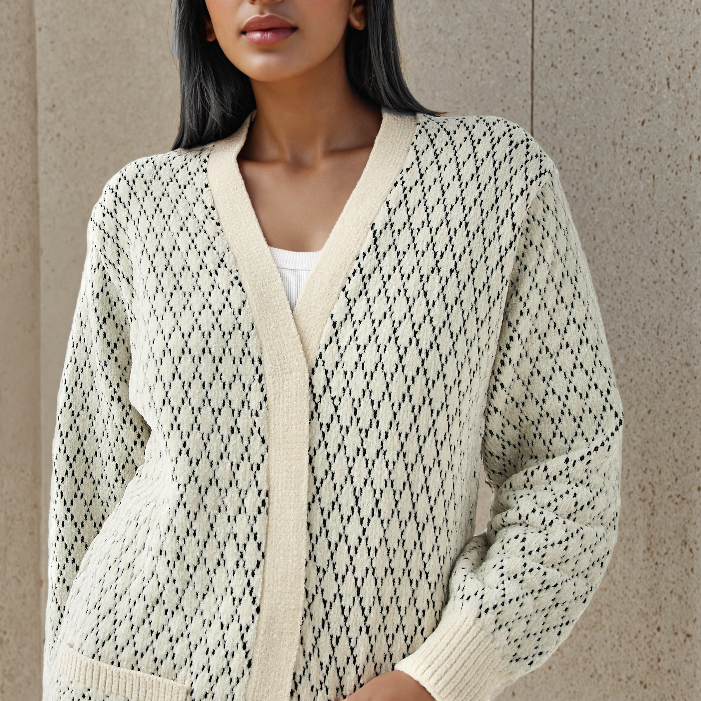 2Xtremz Textured Longline Cardigan-women-winterwear-cardigansandjumpers-cardigans-image-3
