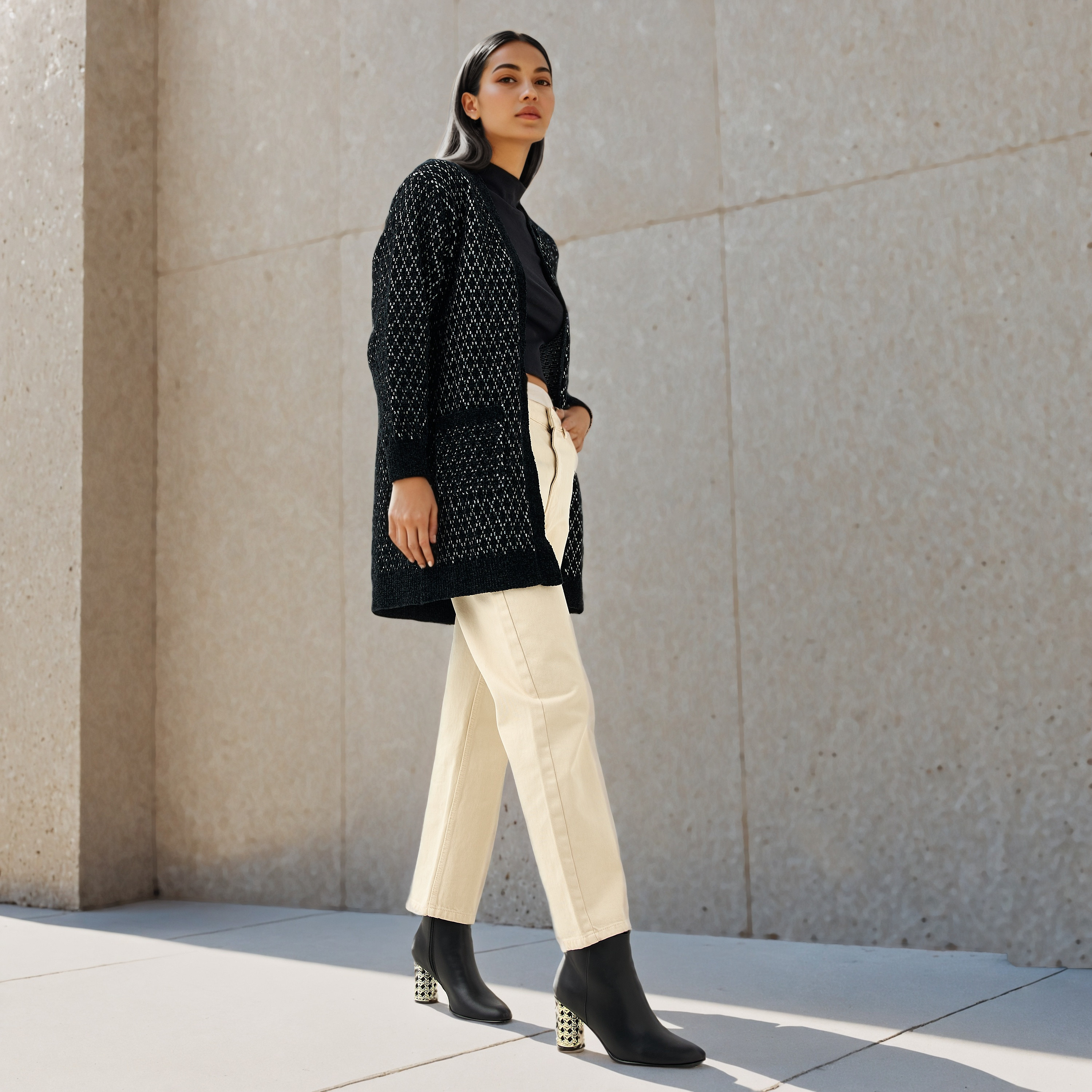 2Xtremz Textured Longline Cardigan-women-winterwear-cardigansandjumpers-cardigans-image-2