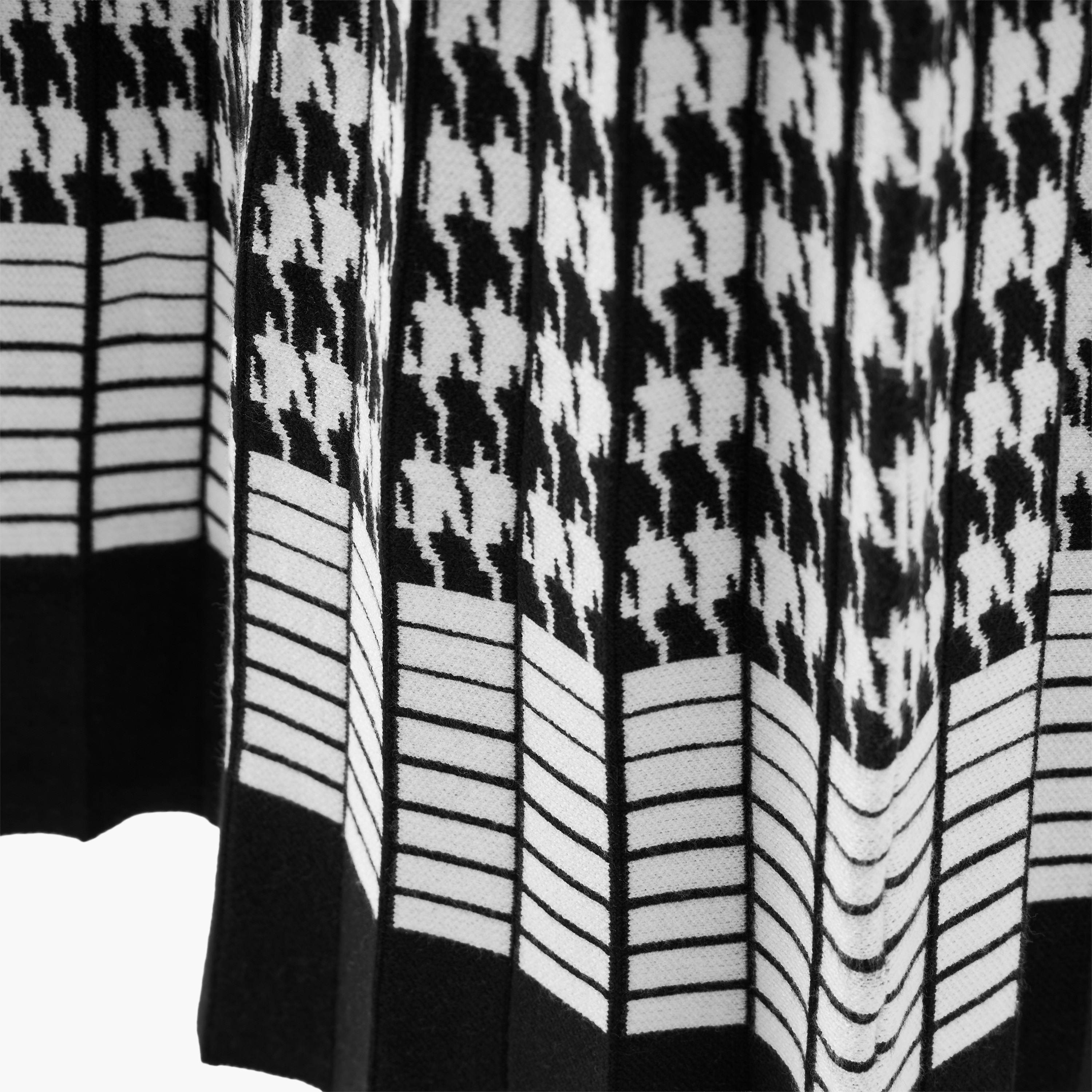 2Xtremz Midi Viscose Blend A-line Skirt with Geometric Texture-women-clothing-bottoms-skirts-image-3