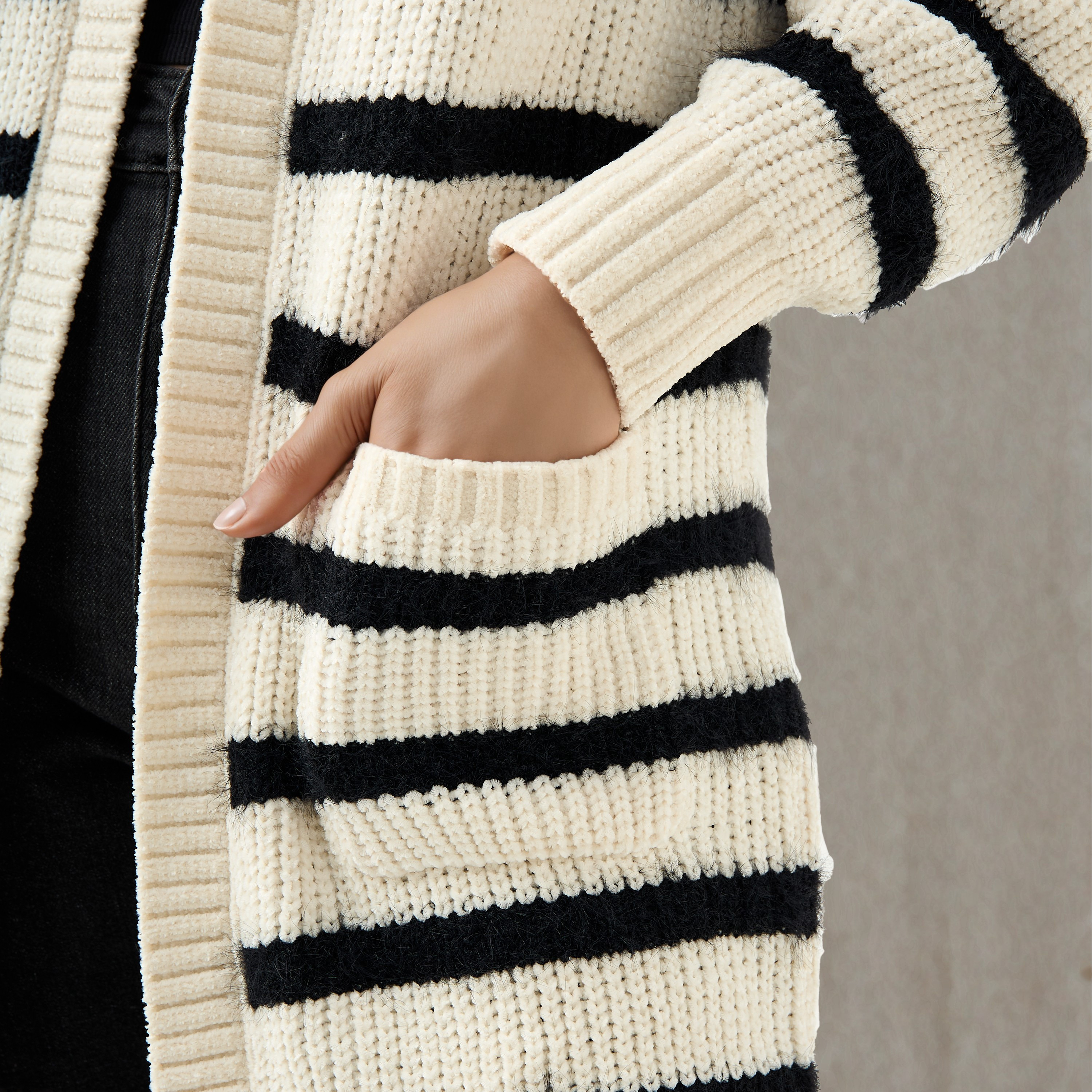 2Xtremz Striped Longline Cardigan-women-winterwear-cardigansandjumpers-cardigans-image-5