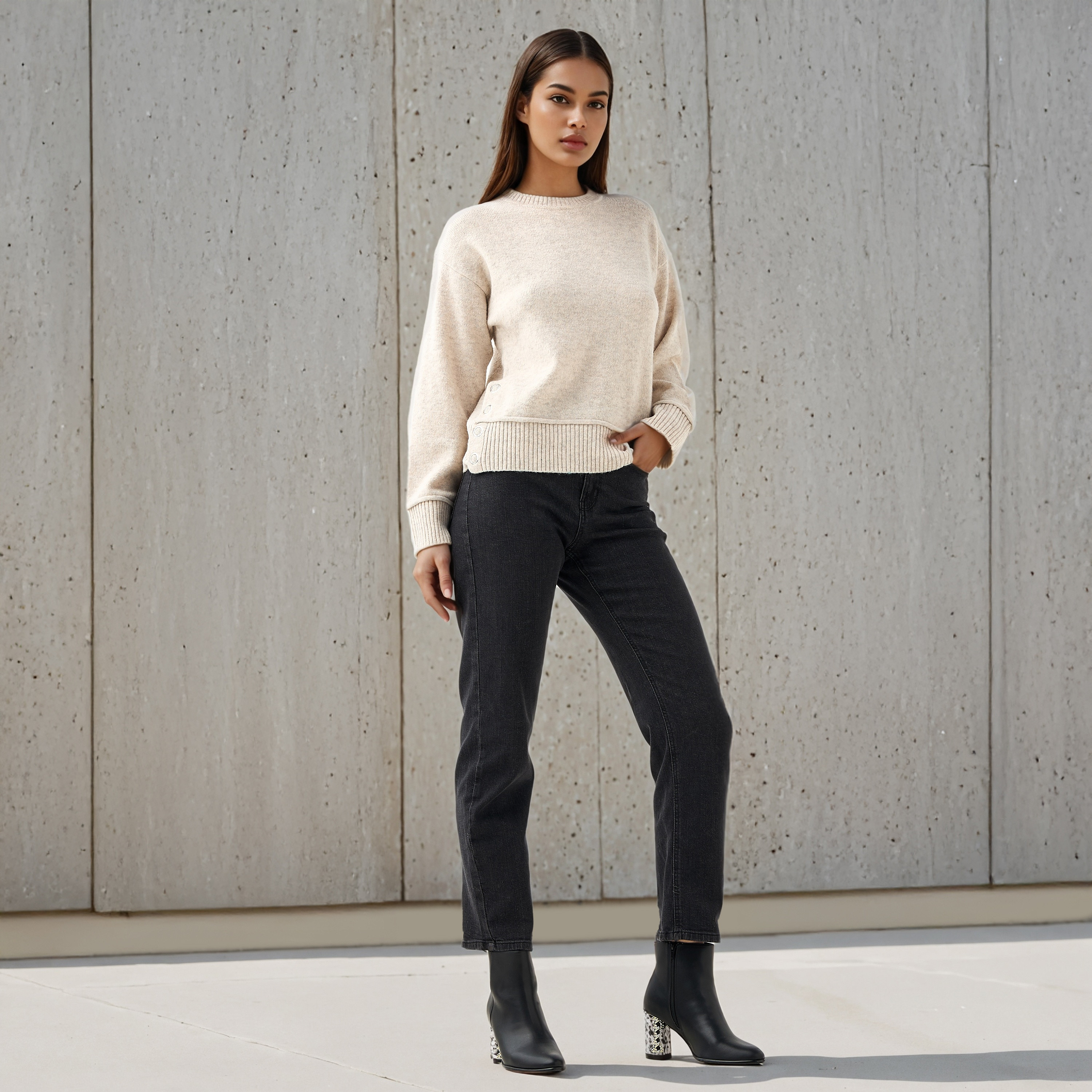 كنزة بارزة الملمس من تو إكستريمز-women-clothing-cardigansandjumpers-jumpers-image-4