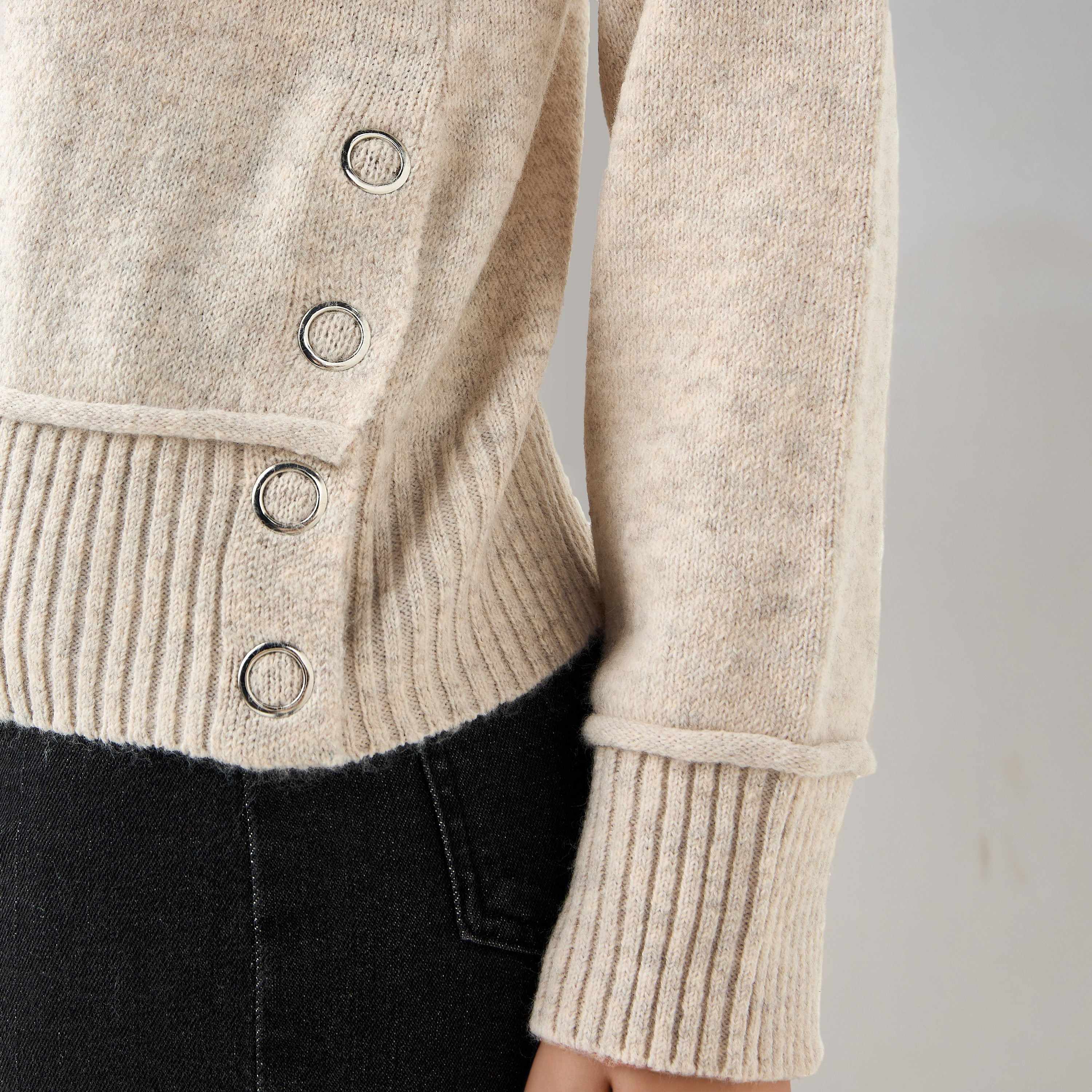 كنزة بارزة الملمس من تو إكستريمز-women-clothing-cardigansandjumpers-jumpers-image-1