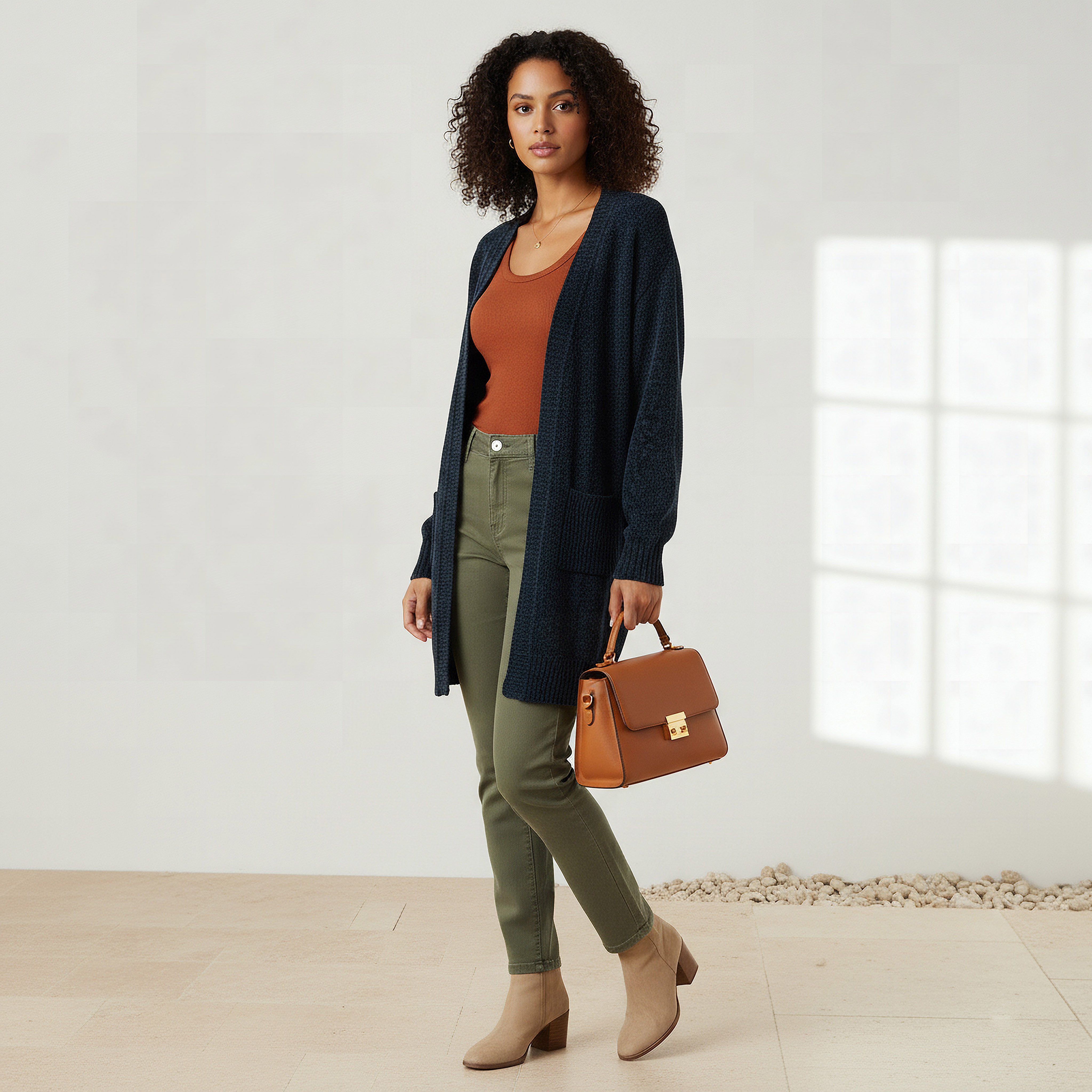 2Xtremz Longline Open Front Chenille Cardigan-women-winterwear-cardigansandjumpers-cardigans-image-2