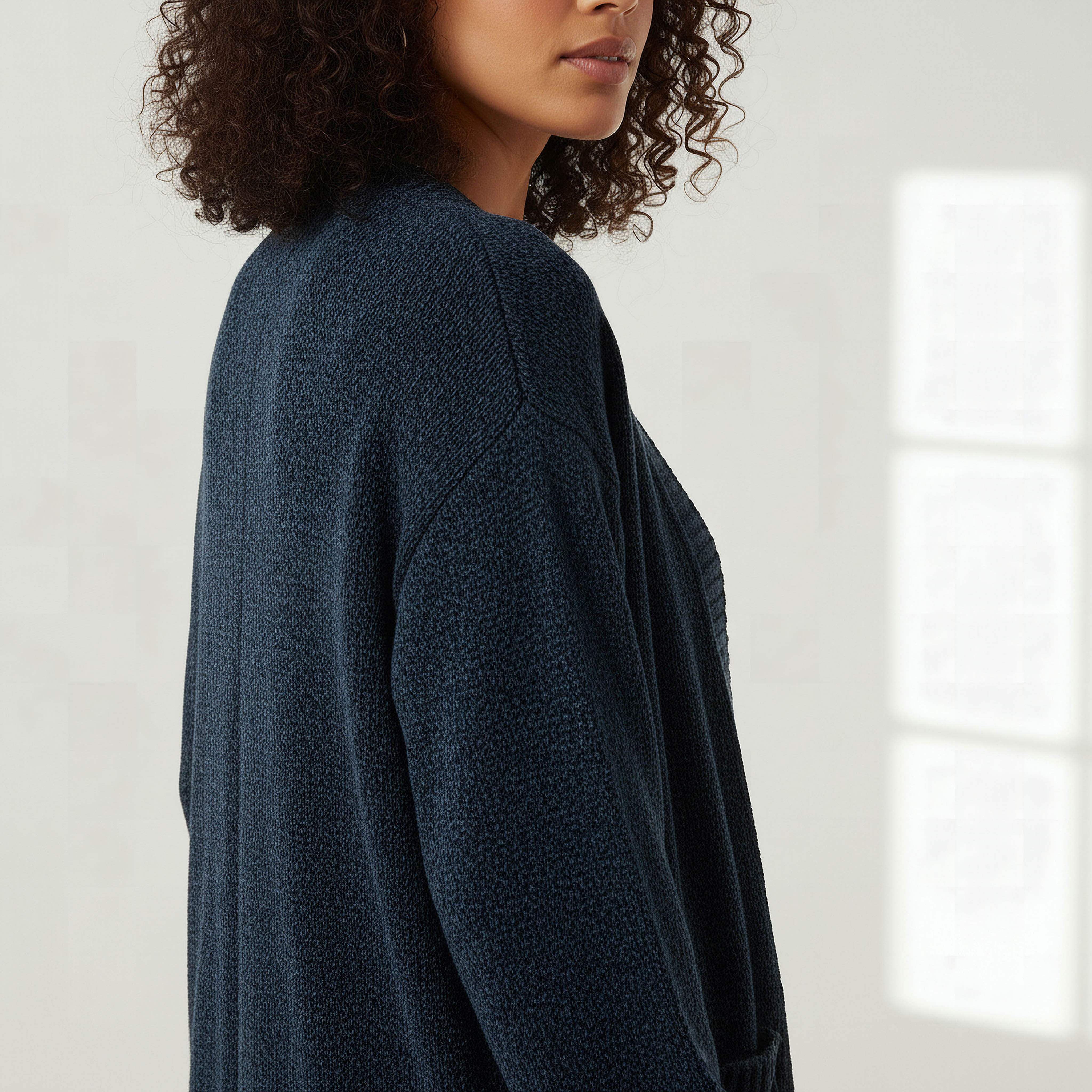2Xtremz Longline Open Front Chenille Cardigan-women-winterwear-cardigansandjumpers-cardigans-image-4
