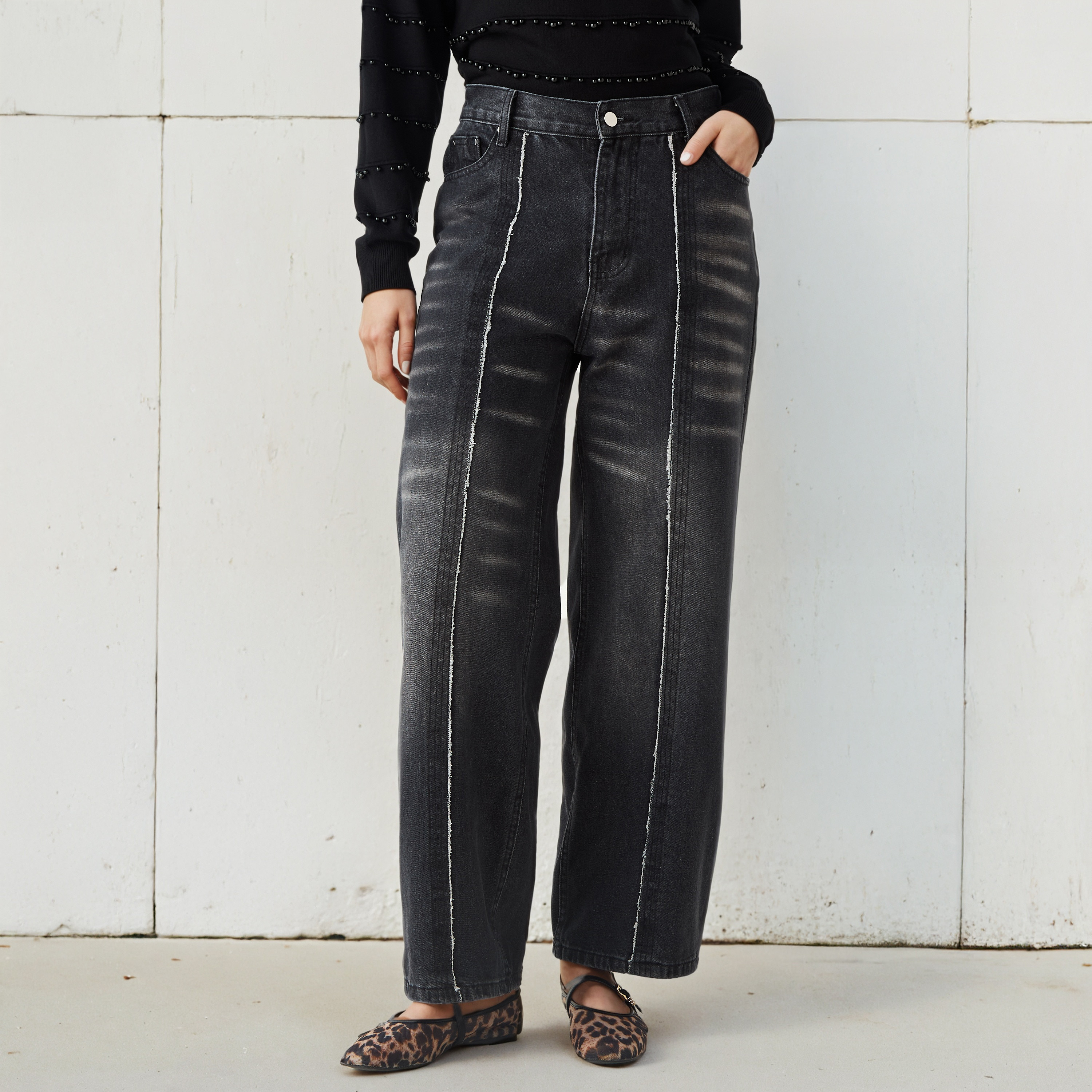 2Xtremz Frayed Seam Regular Fit Jeans-women-clothing-bottoms-jeans-image-1