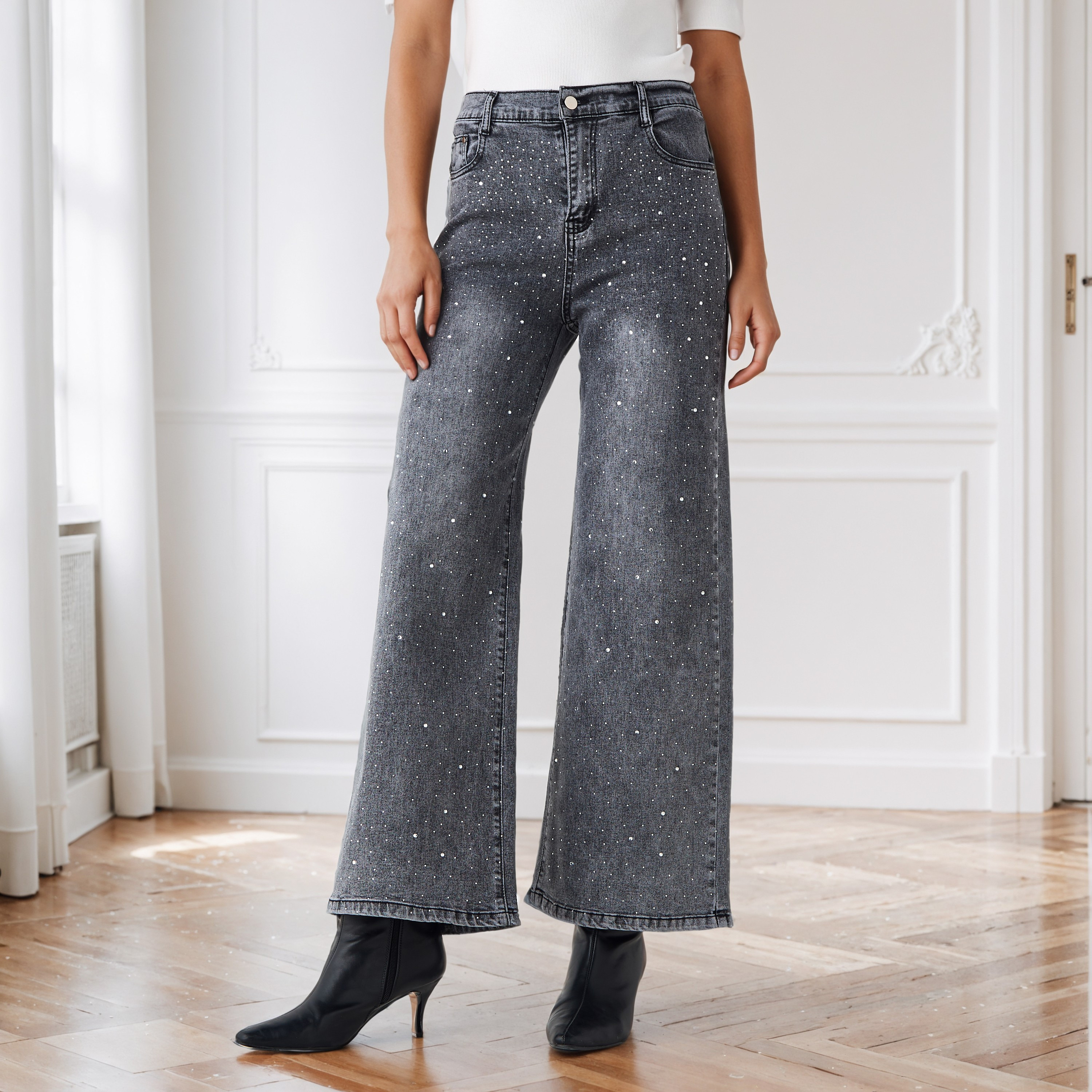 2Xtremz Embellished Regular Fit Jeans with Pockets-women-clothing-bottoms-jeans-image-1