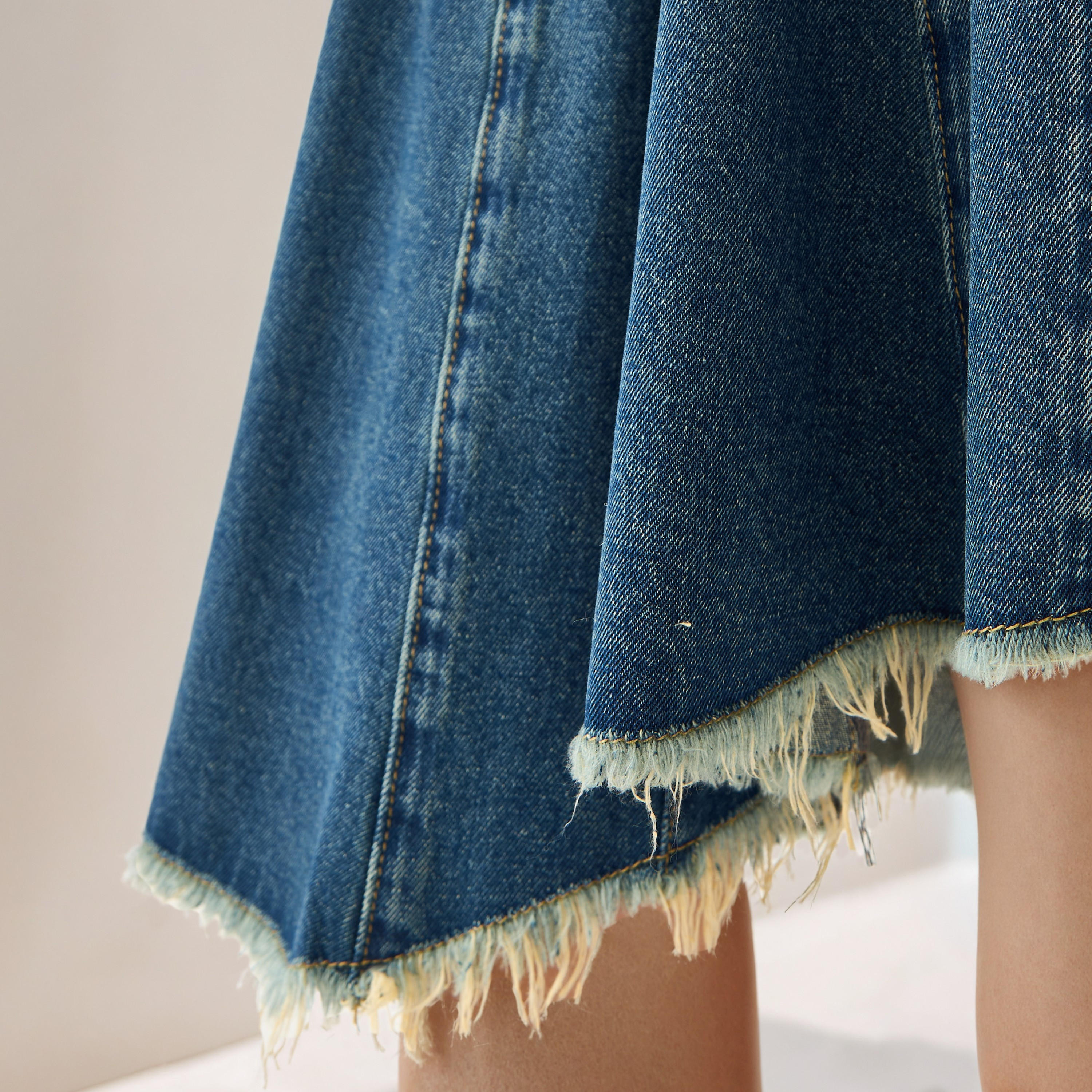 2Xtremz Denim Skirt with Asymmetrical Hemline-women-clothing-bottoms-skirts-image-4