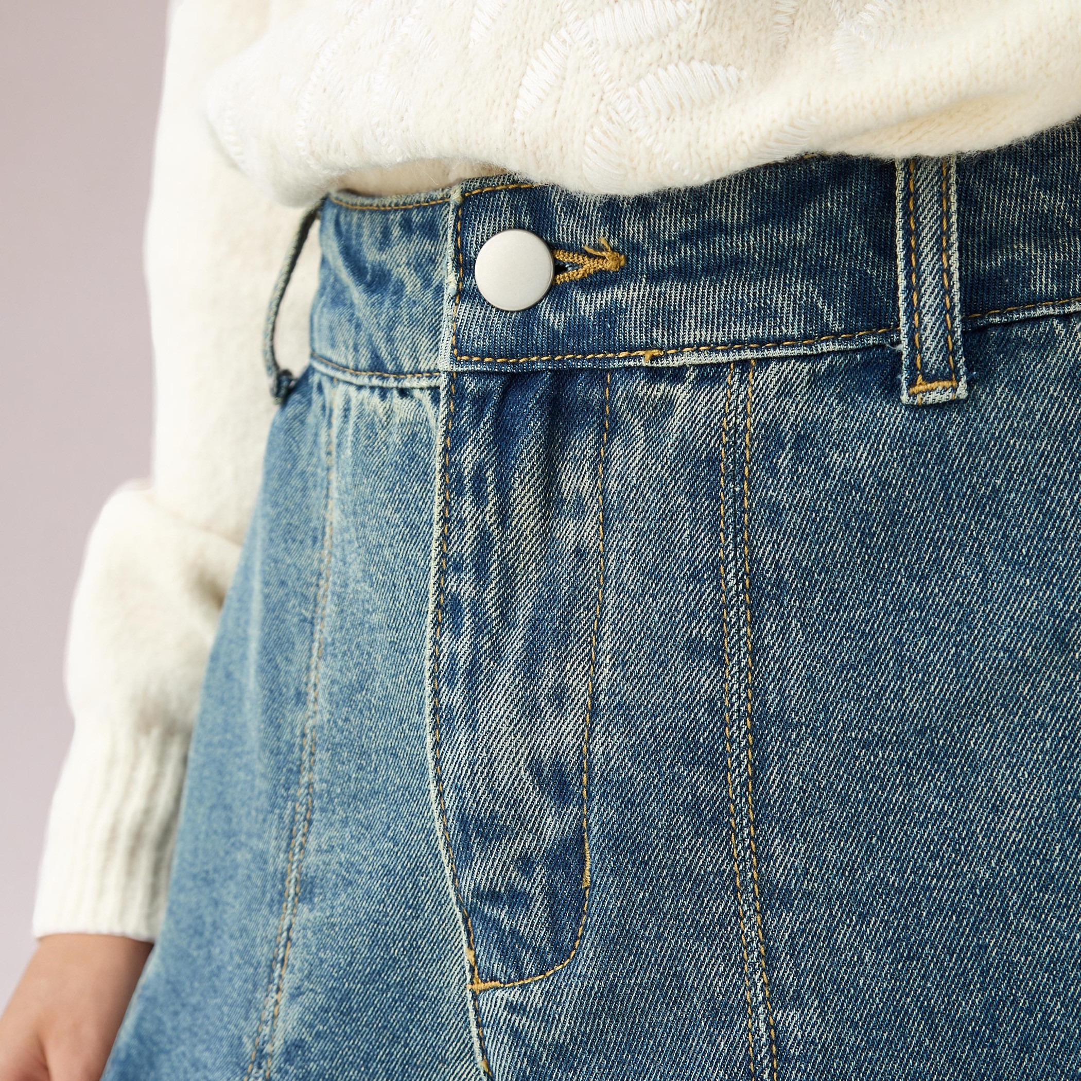 2Xtremz Denim Skirt with Asymmetrical Hemline-women-clothing-bottoms-skirts-image-5