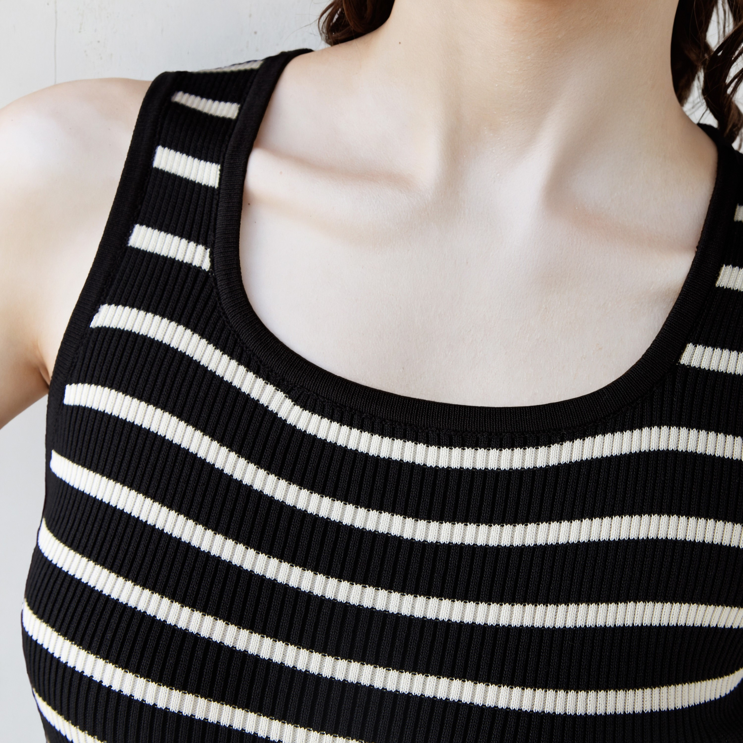 فستان بالون مخطط ودون أكمام من تو إكستريمز-women-clothing-dresses-image-5