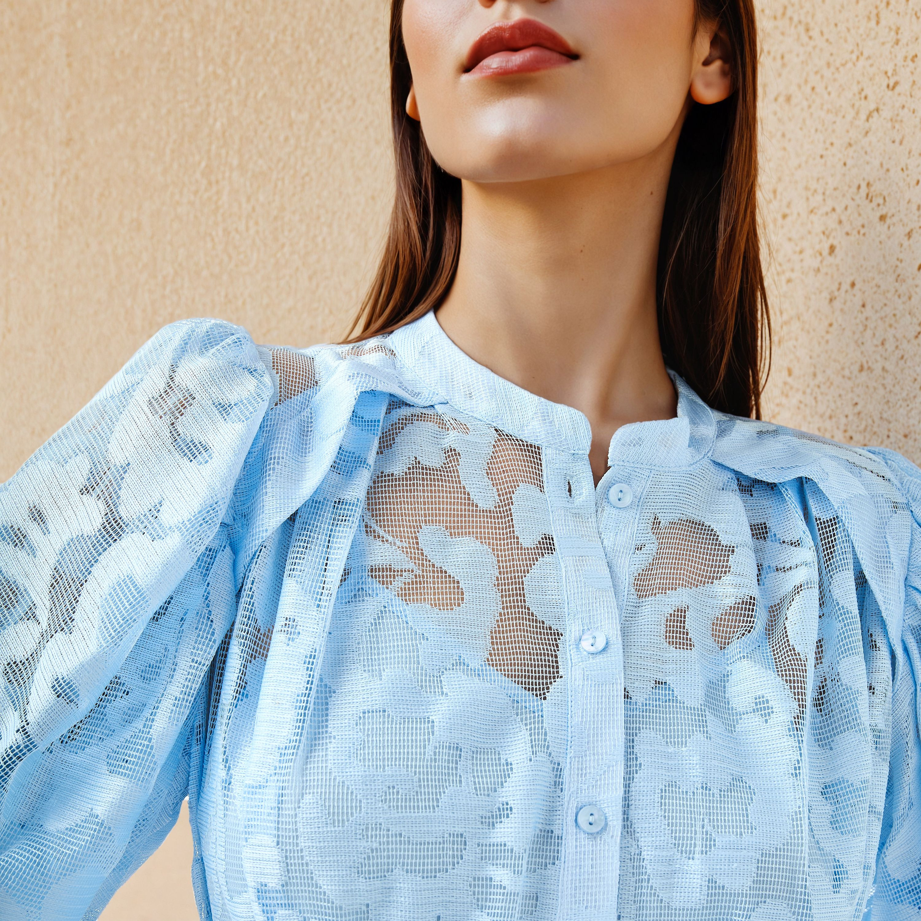 2Xtremz Lace Shirt Dress with Tie-Up Belt-women-clothing-dresses-image-3