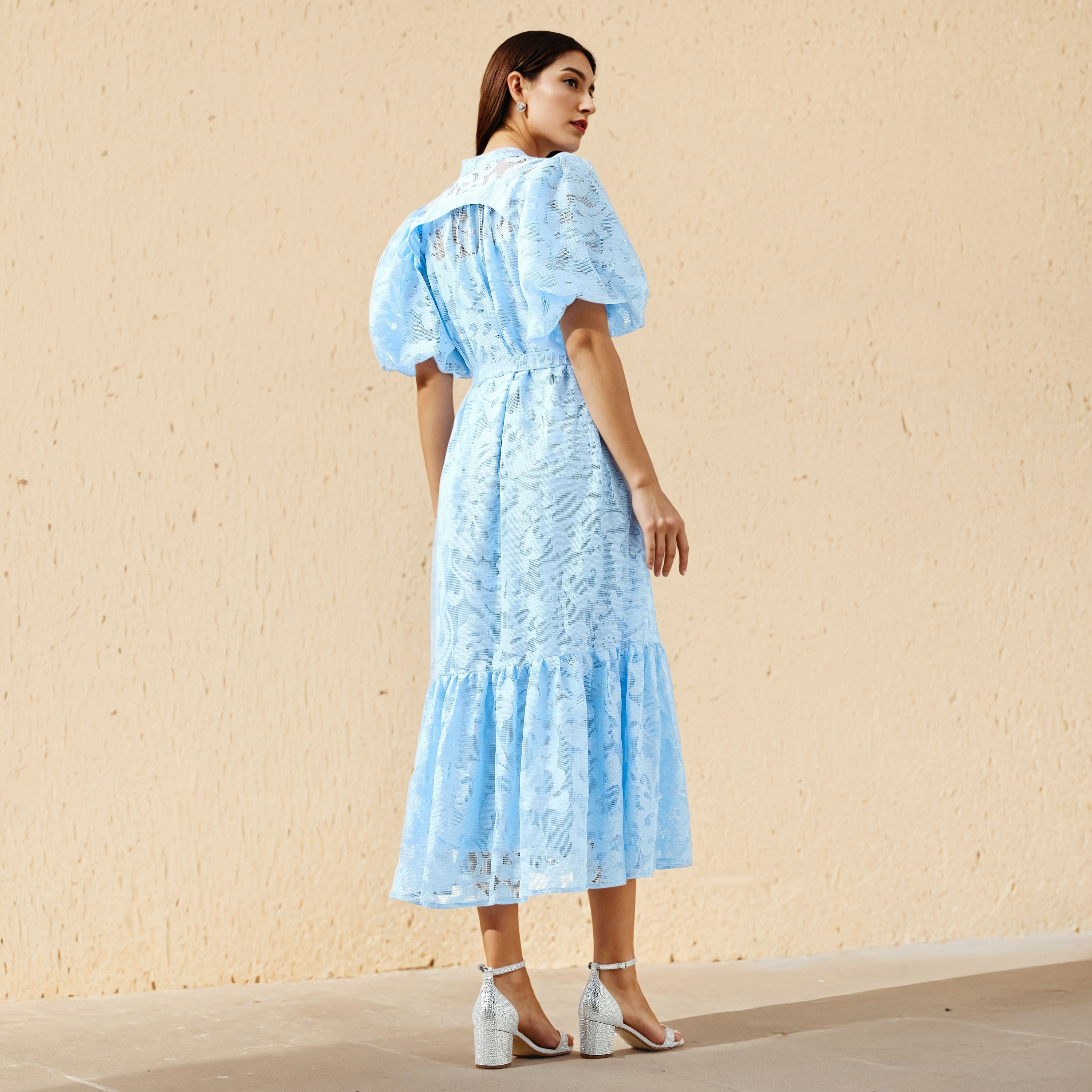 2Xtremz Lace Shirt Dress with Tie-Up Belt-women-clothing-dresses-image-4