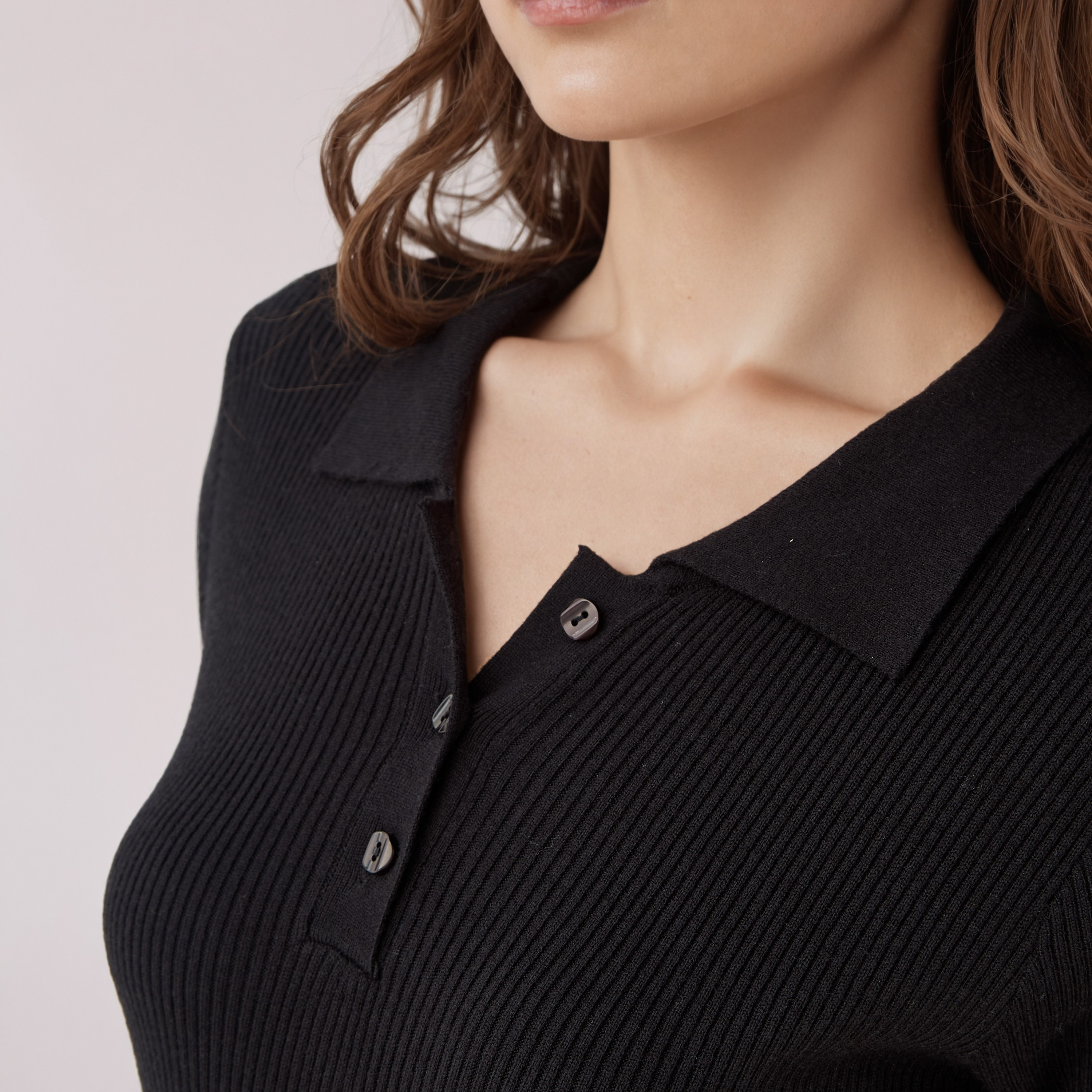 فستان ميدي ضيق بوصلة أزرار من تو إكستريمز-women-clothing-dresses-image-5