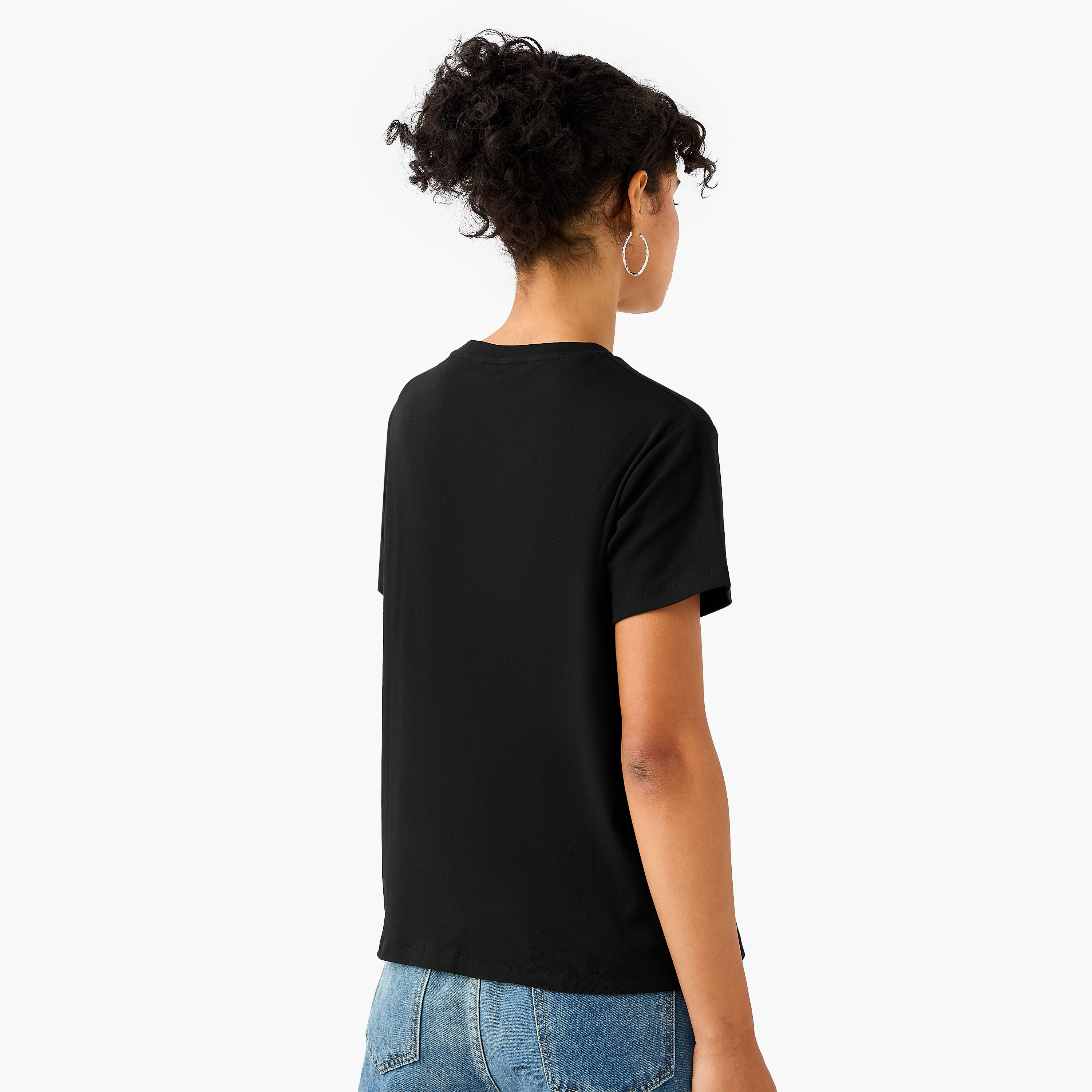 2Xtremz Cotton T-shirt with Embellished Detail-women-clothing-tshirts-image-5