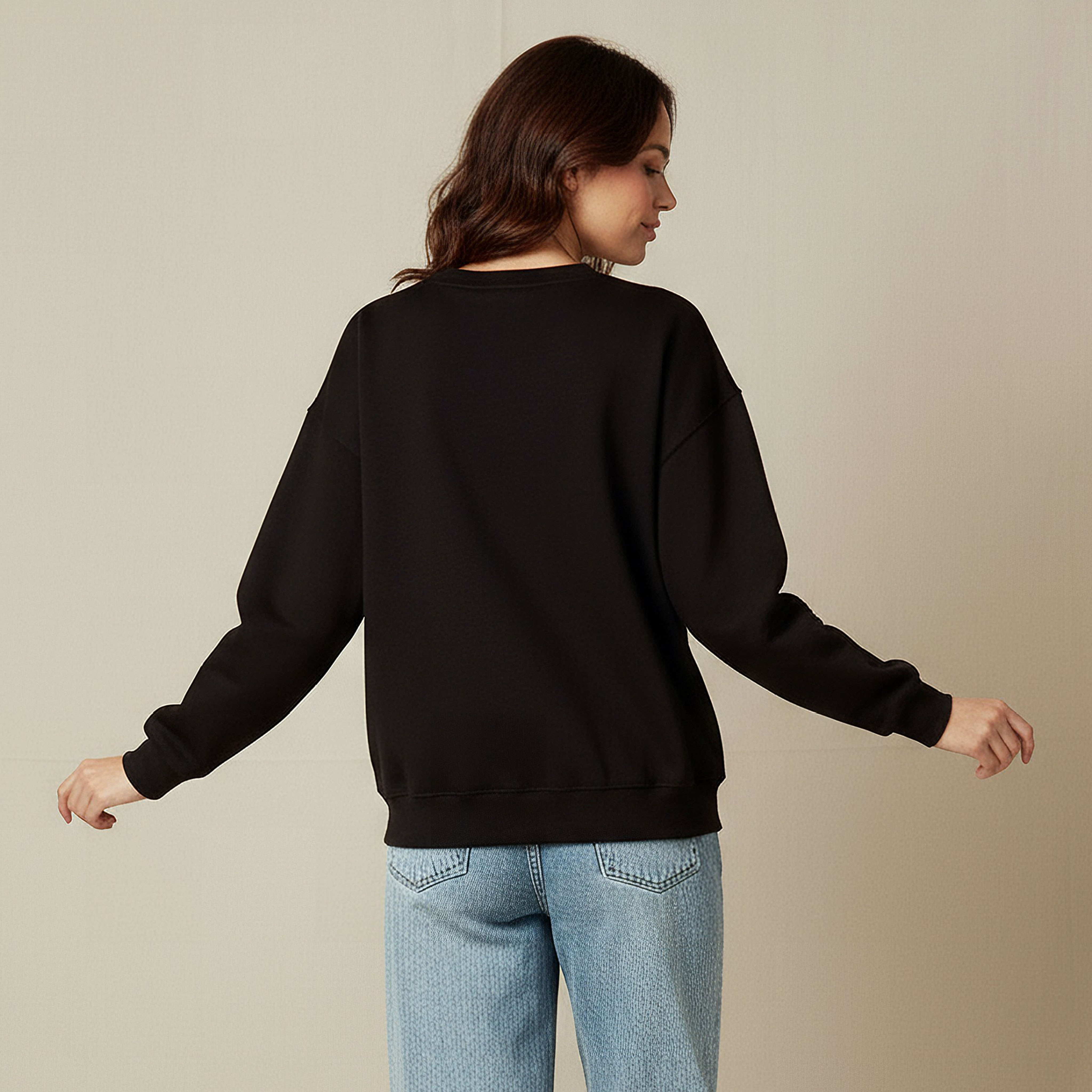 2Xtremz Regular Fit Sweatshirt with Applique-women-winterwear-hoodiesandsweatshirts-sweatshirts-image-3
