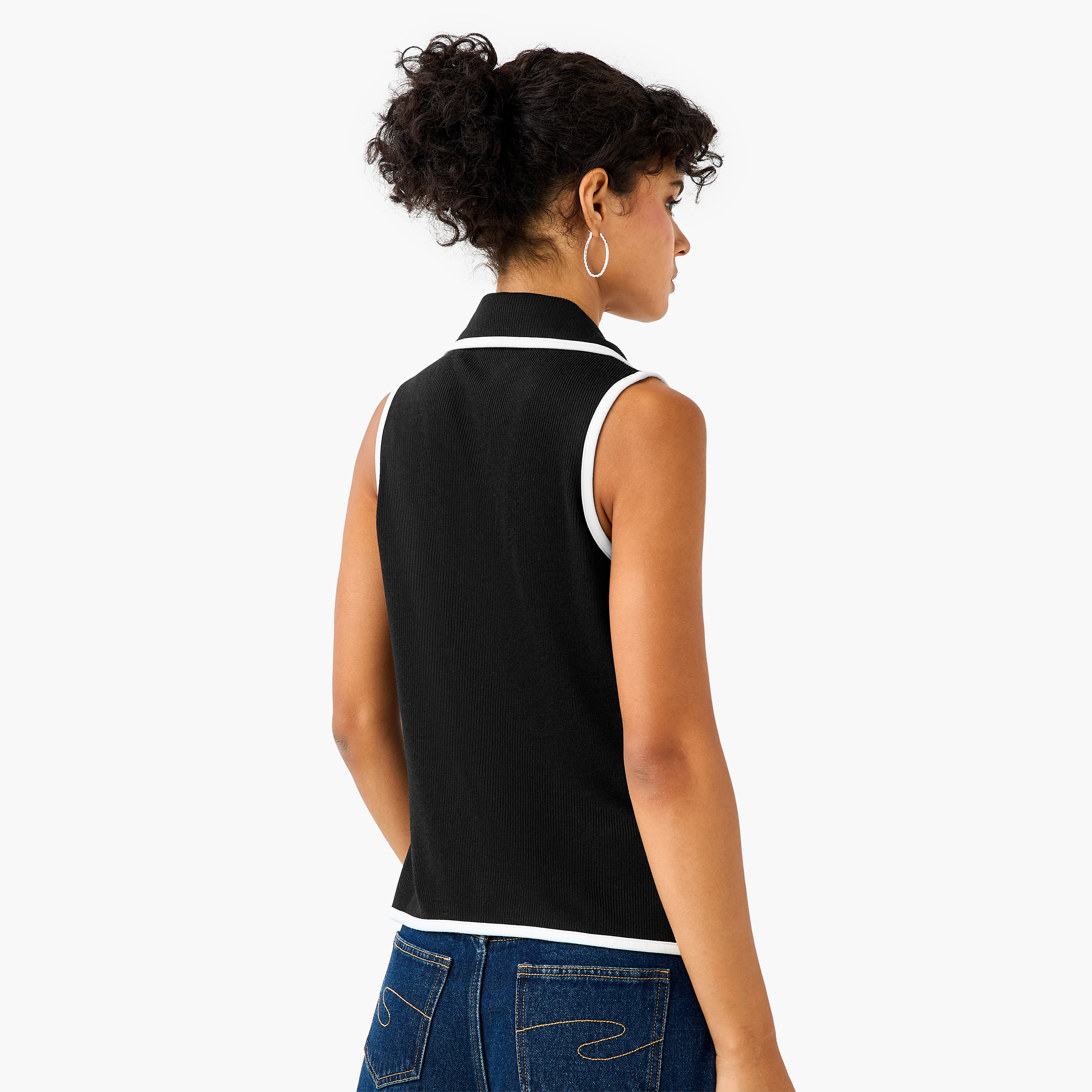 2Xtremz Regular Fit T-shirt with Piping Design-women-clothing-tshirts-image-3