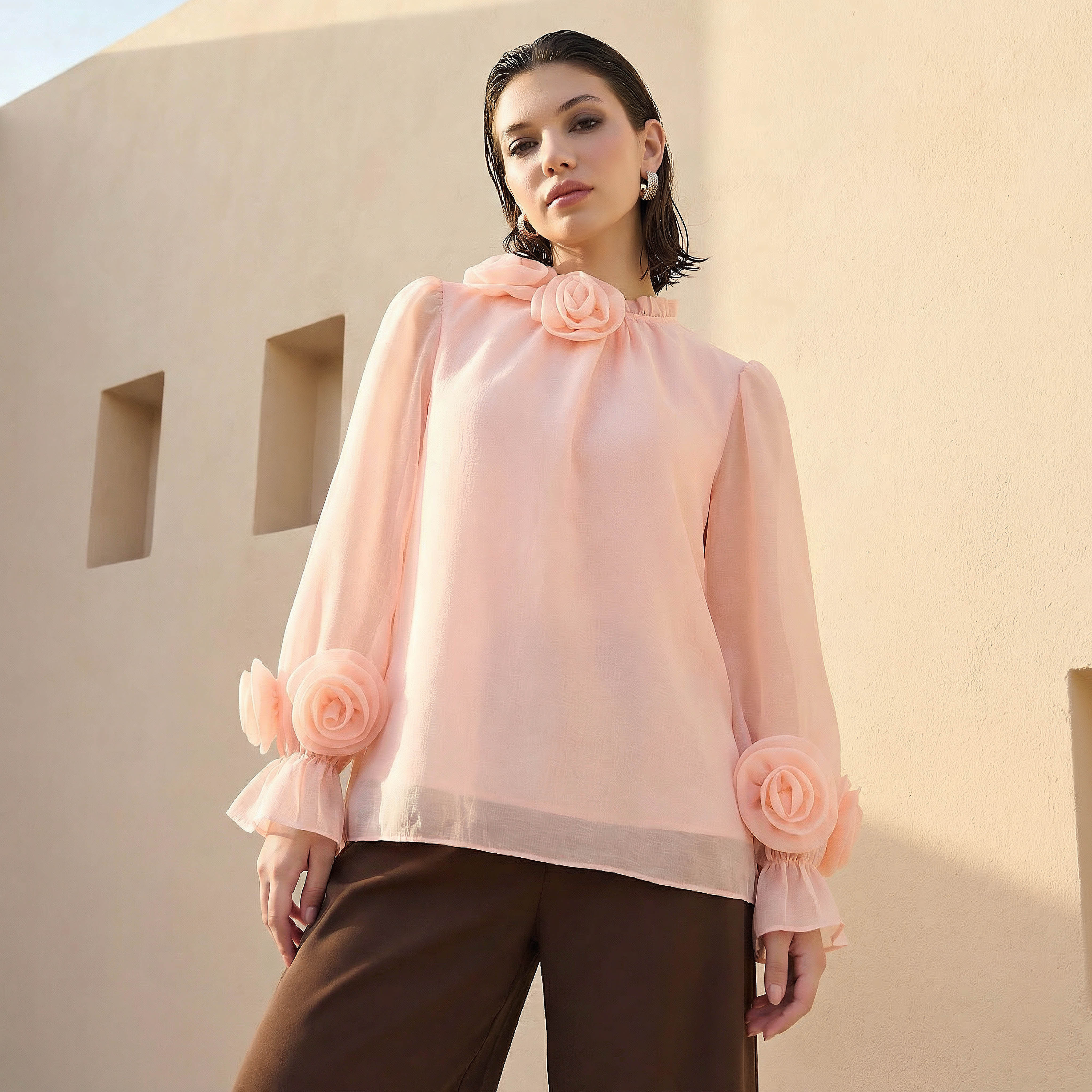 2Xtremz Chiffon Top with Ruffles-women-clothing-shirtsandblouses-blouses-image-1