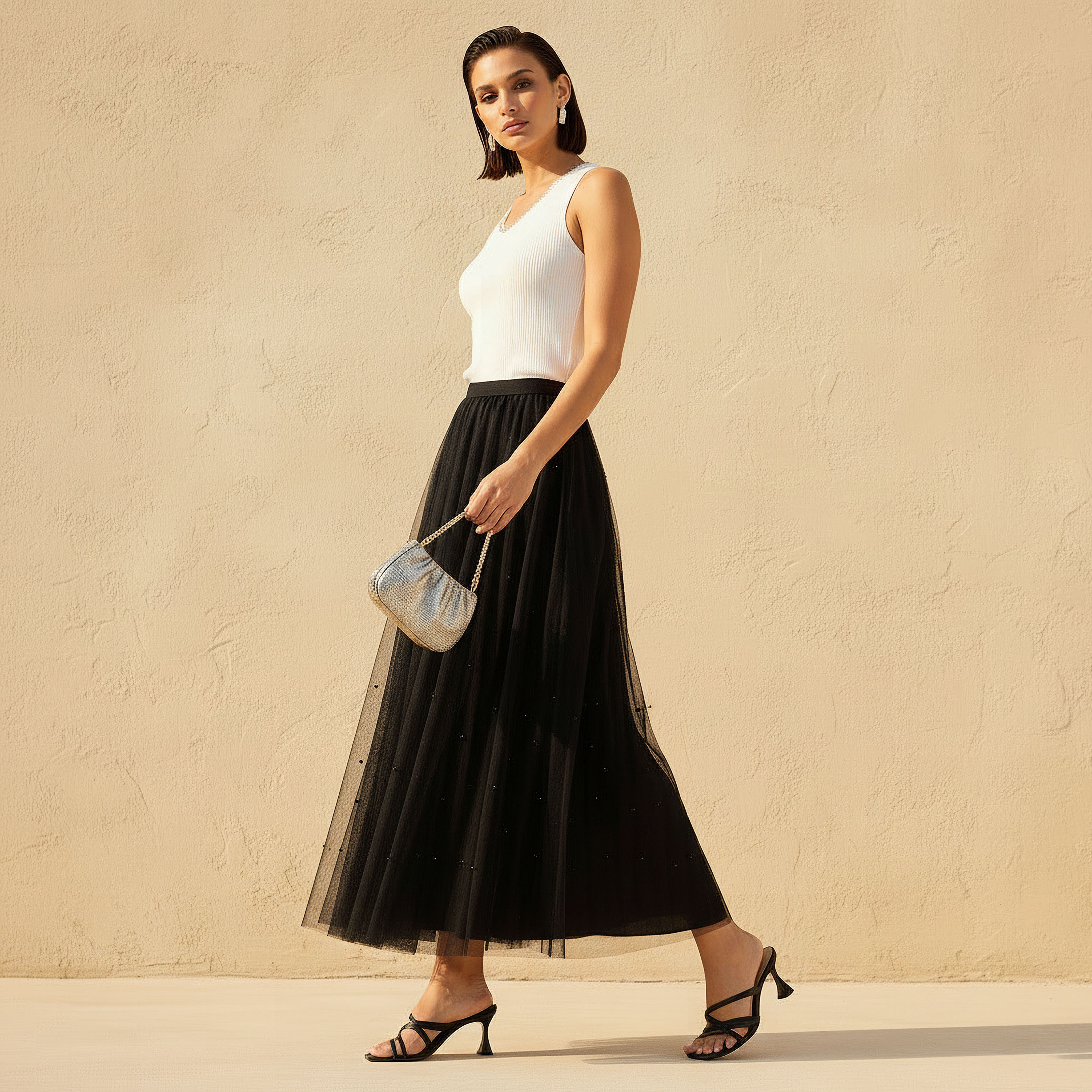2Xtremz Maxi Embellished Skirt with Elasticated Waistband-women-clothing-bottoms-skirts-image-2