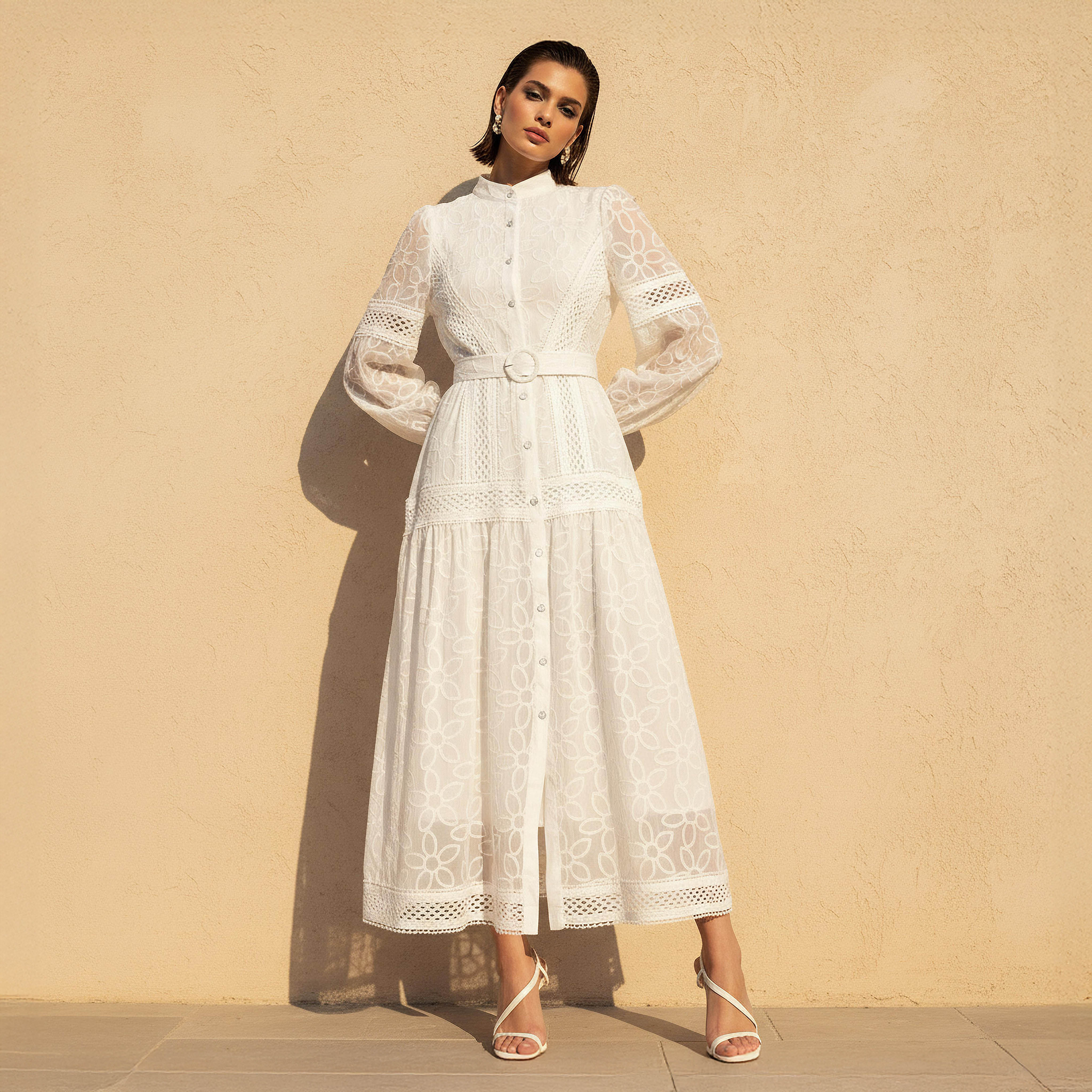 2Xtremz A-line Maxi Dress with Belt-women-clothing-dresses-image-1