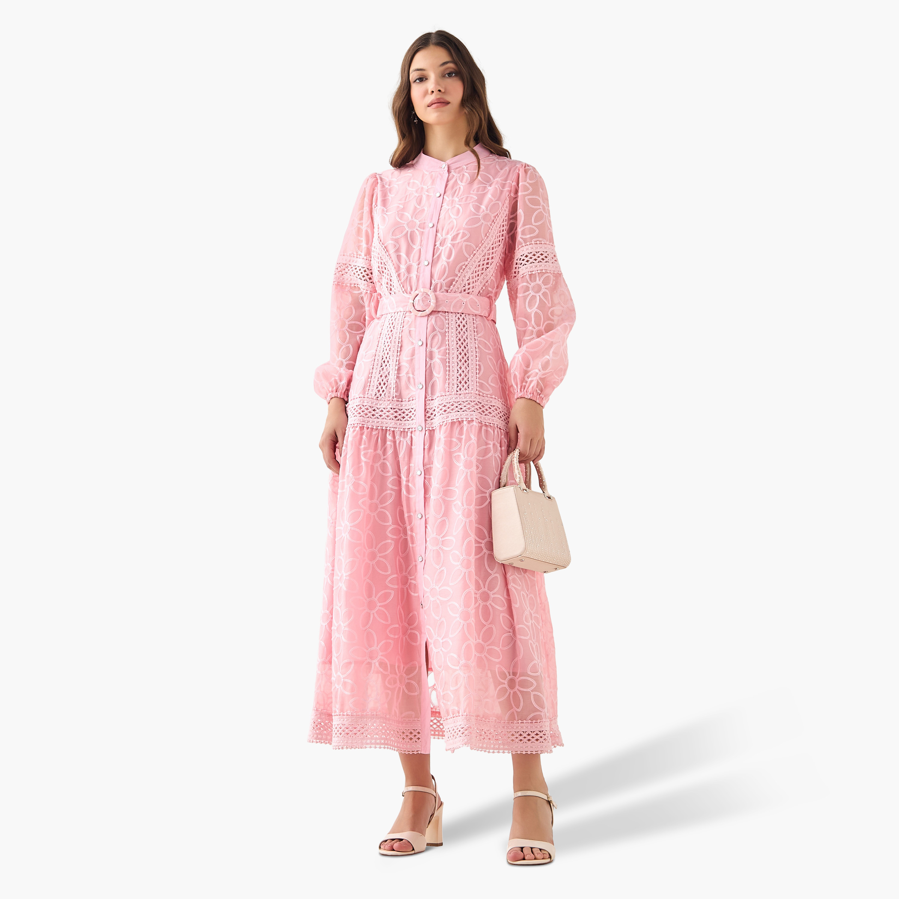 2Xtremz A-line Maxi Dress with Belt-women-clothing-dresses-image-3