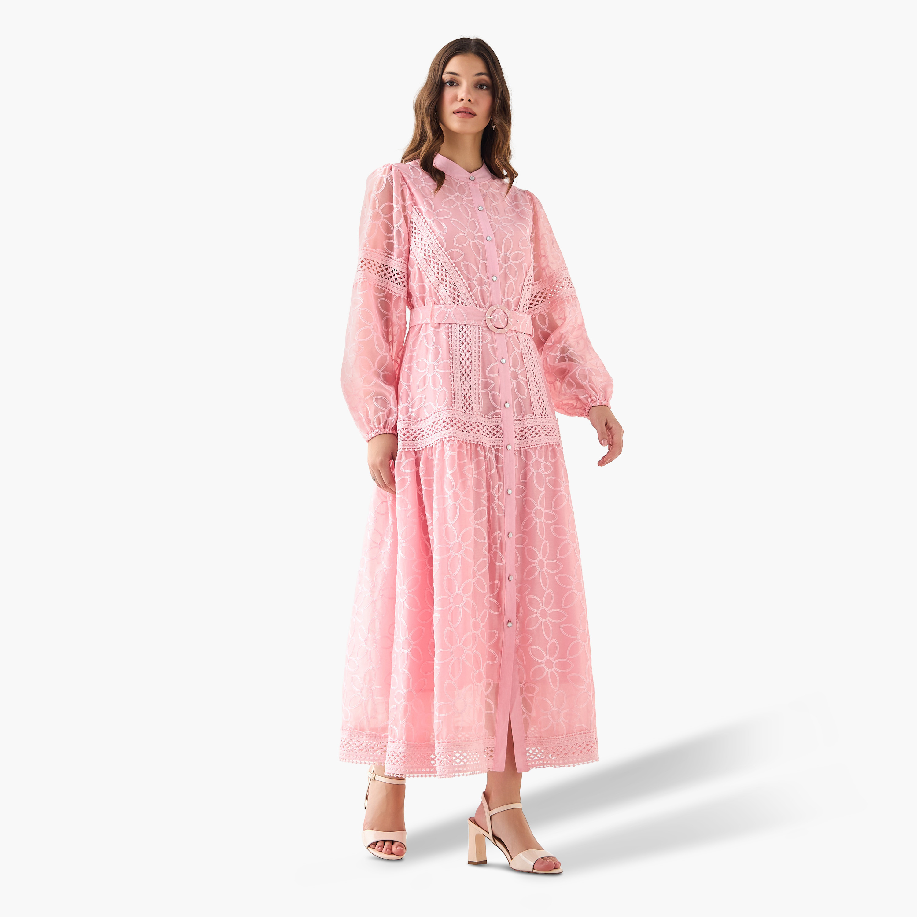 2Xtremz A-line Maxi Dress with Belt-women-clothing-dresses-image-4