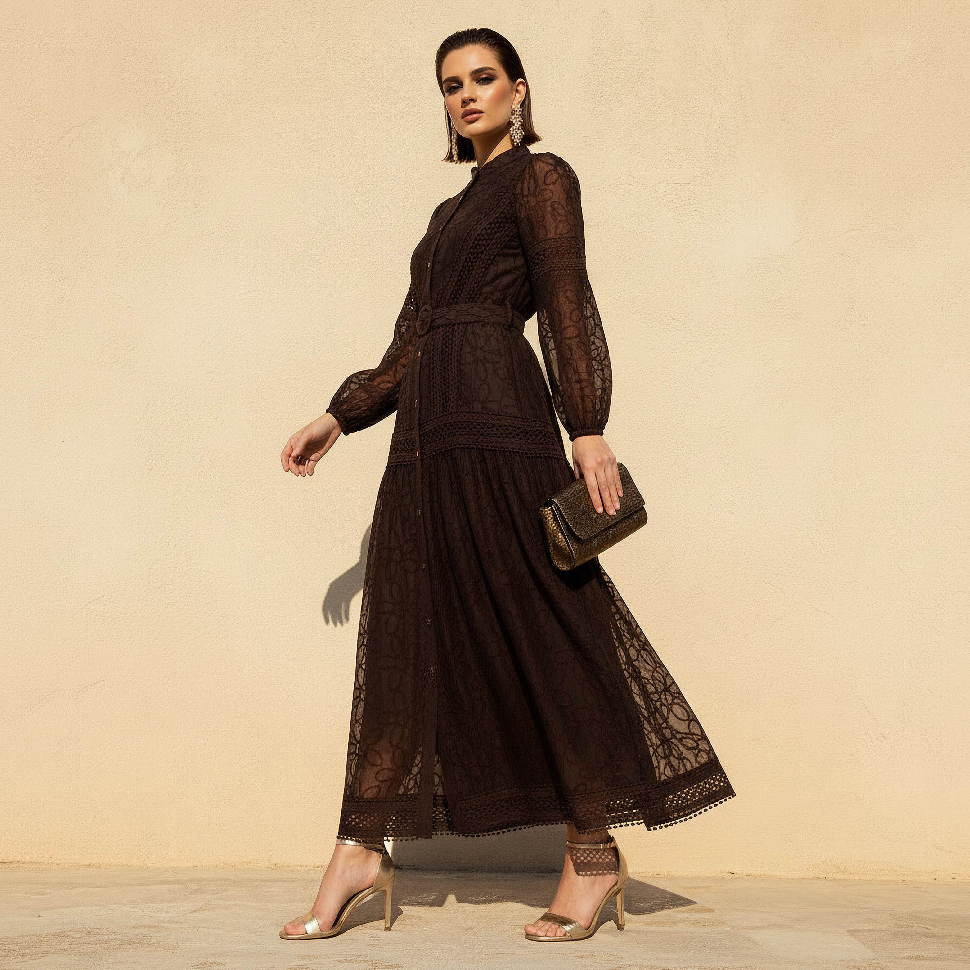 2Xtremz A-line Maxi Dress with Belt-women-clothing-dresses-image-1