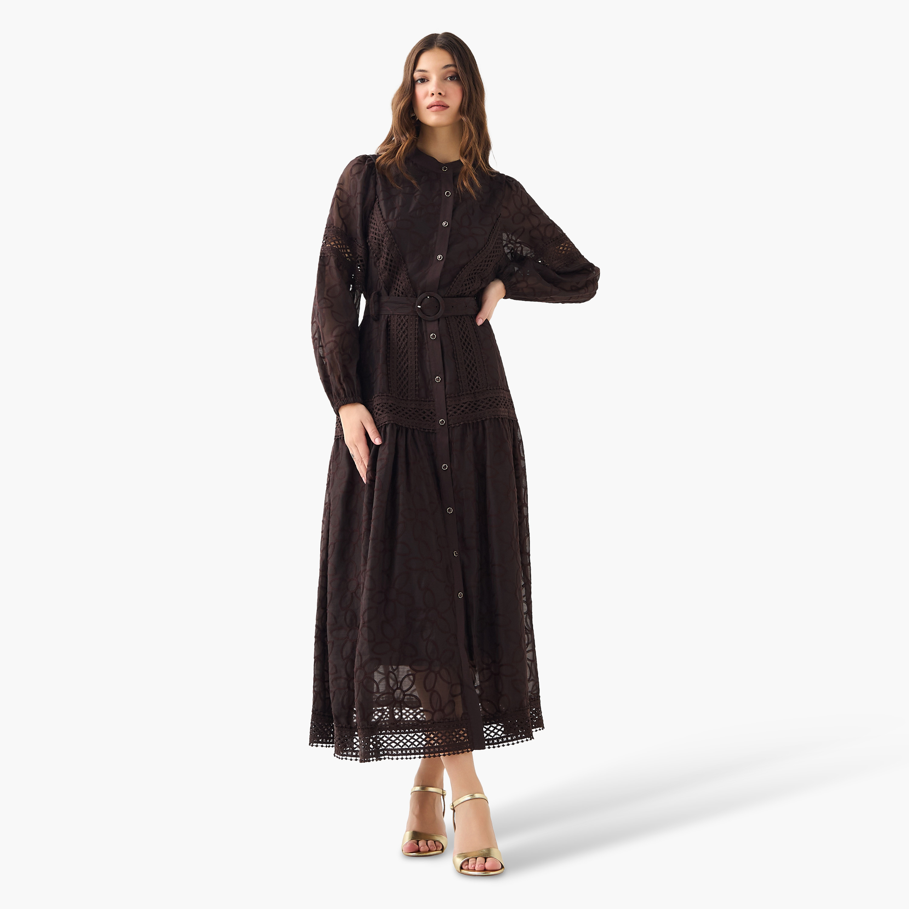 2Xtremz A-line Maxi Dress with Belt-women-clothing-dresses-image-3