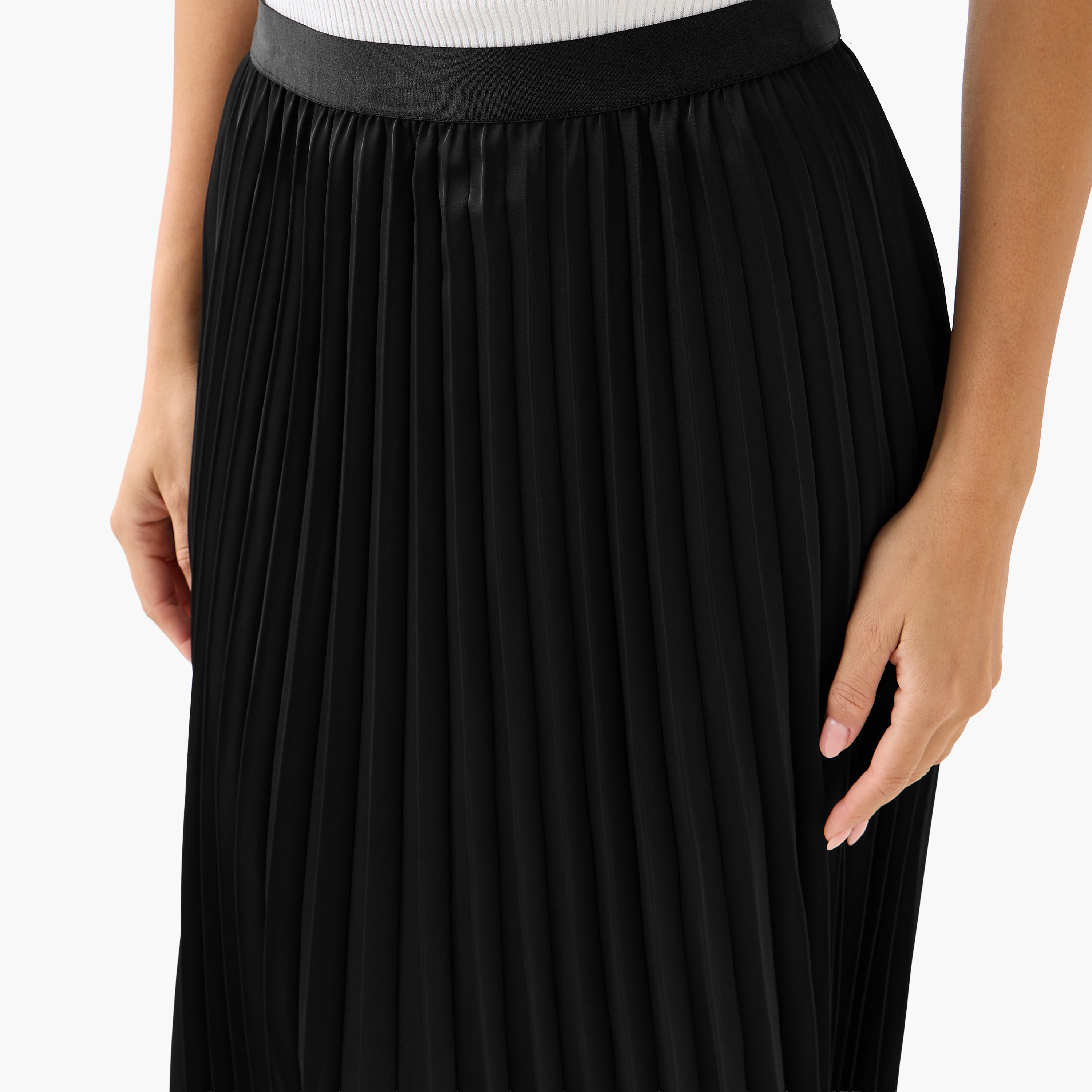 2Xtremz Maxi Pleated Skirt with Elasticated Waist-women-clothing-bottoms-skirts-image-5