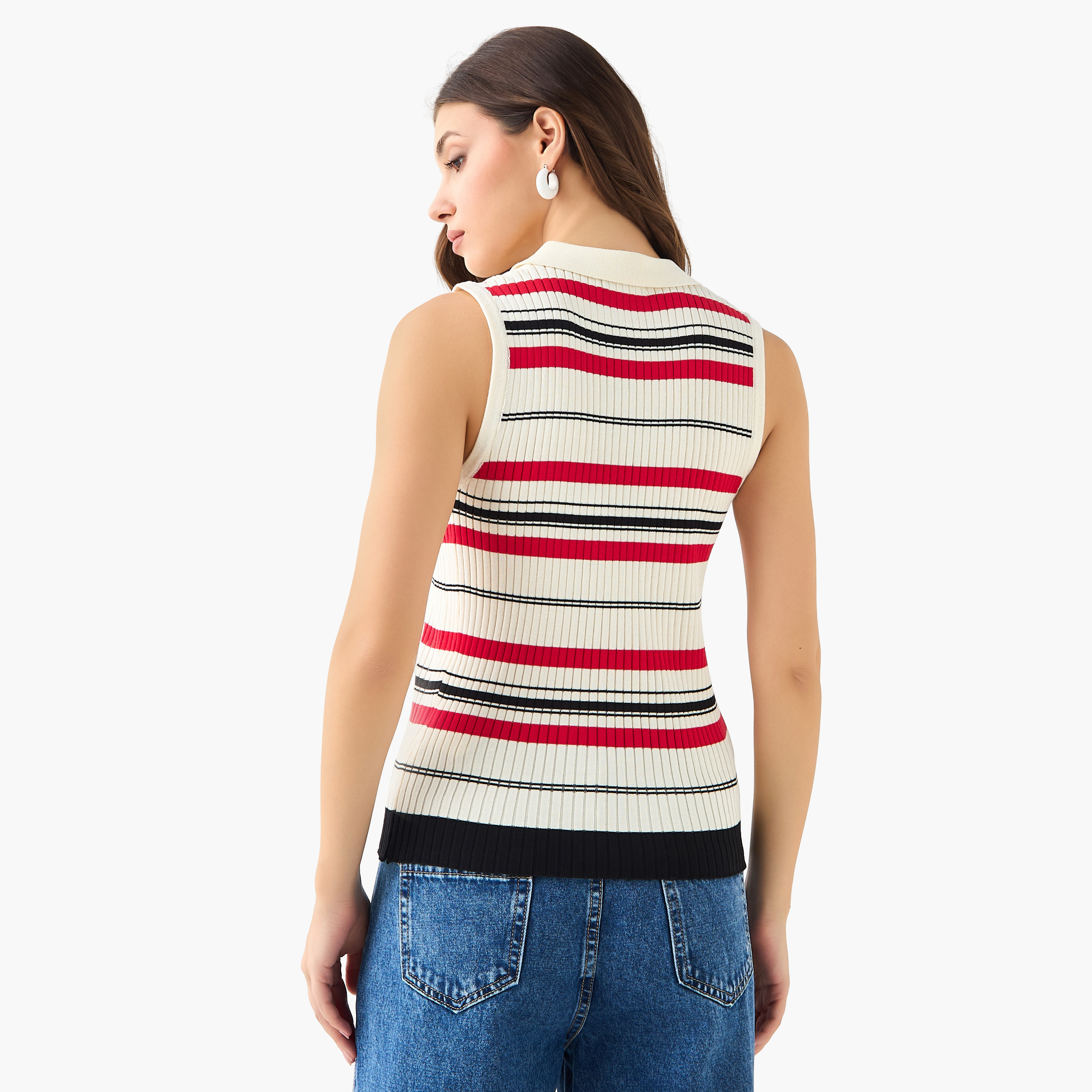 بلوزة مضلعة من تو إكستريمز-women-clothing-tshirts-image-5