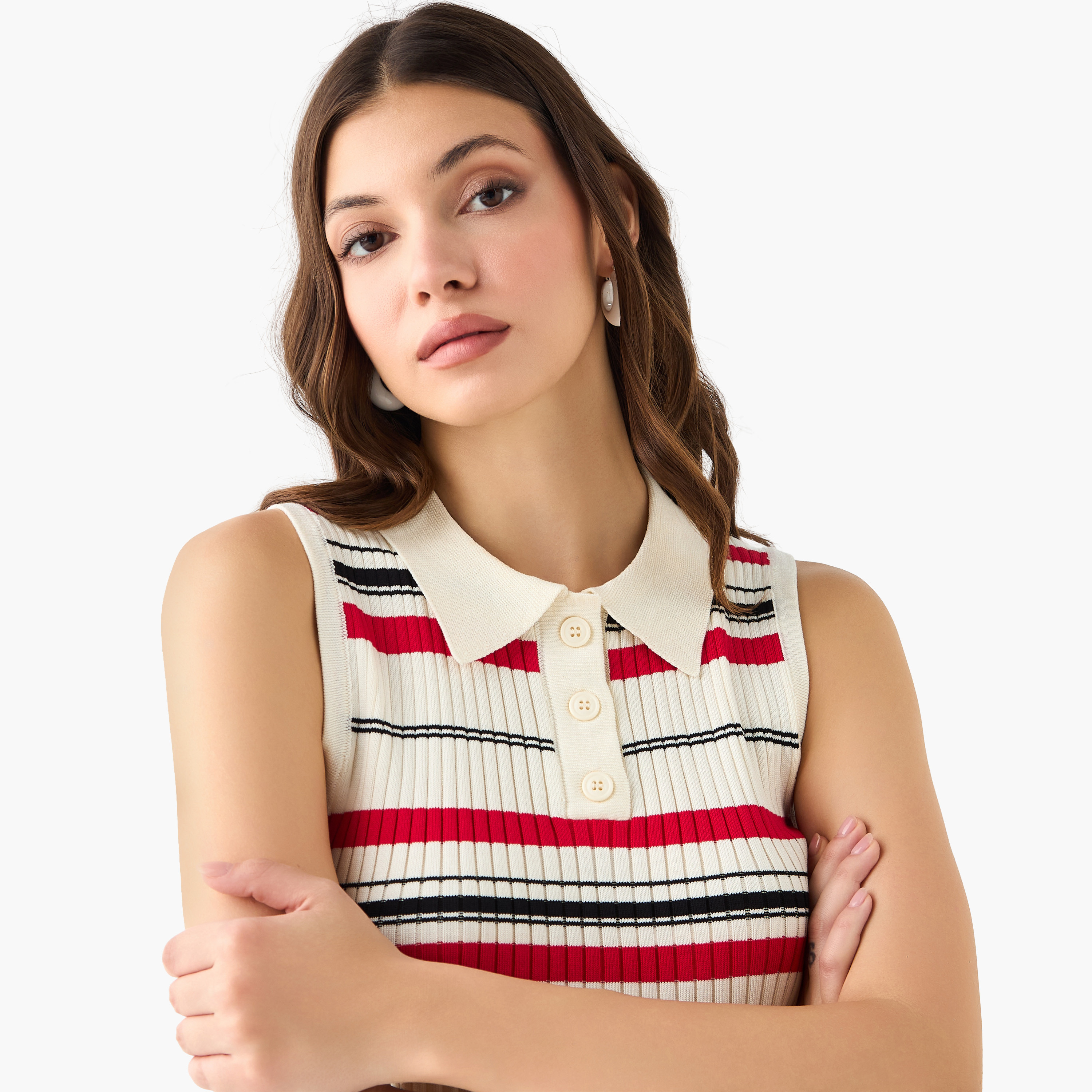 بلوزة مضلعة من تو إكستريمز-women-clothing-tshirts-image-6