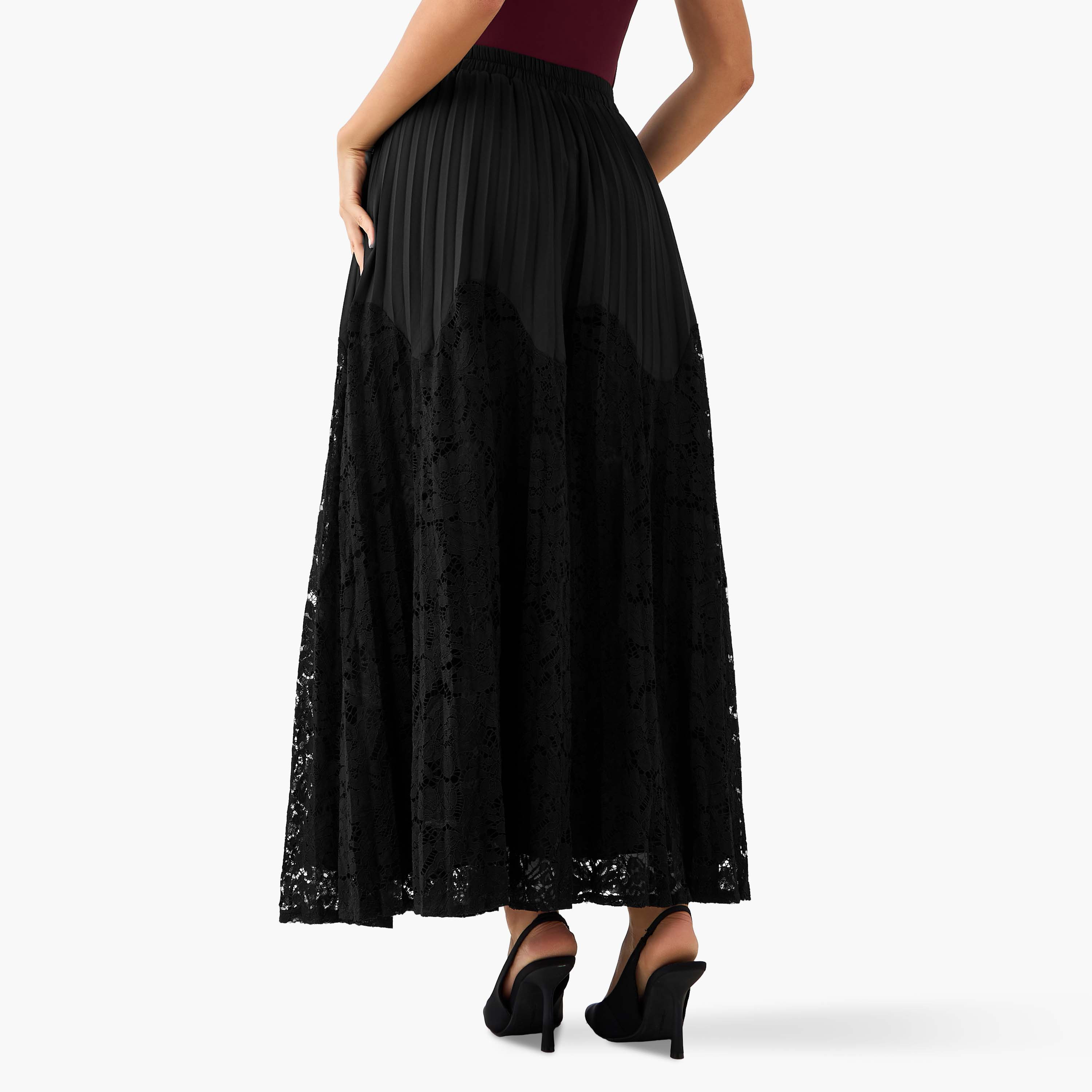 2Xtremz Maxi Lace Skirt with Elasticated Waist-women-clothing-bottoms-skirts-image-3