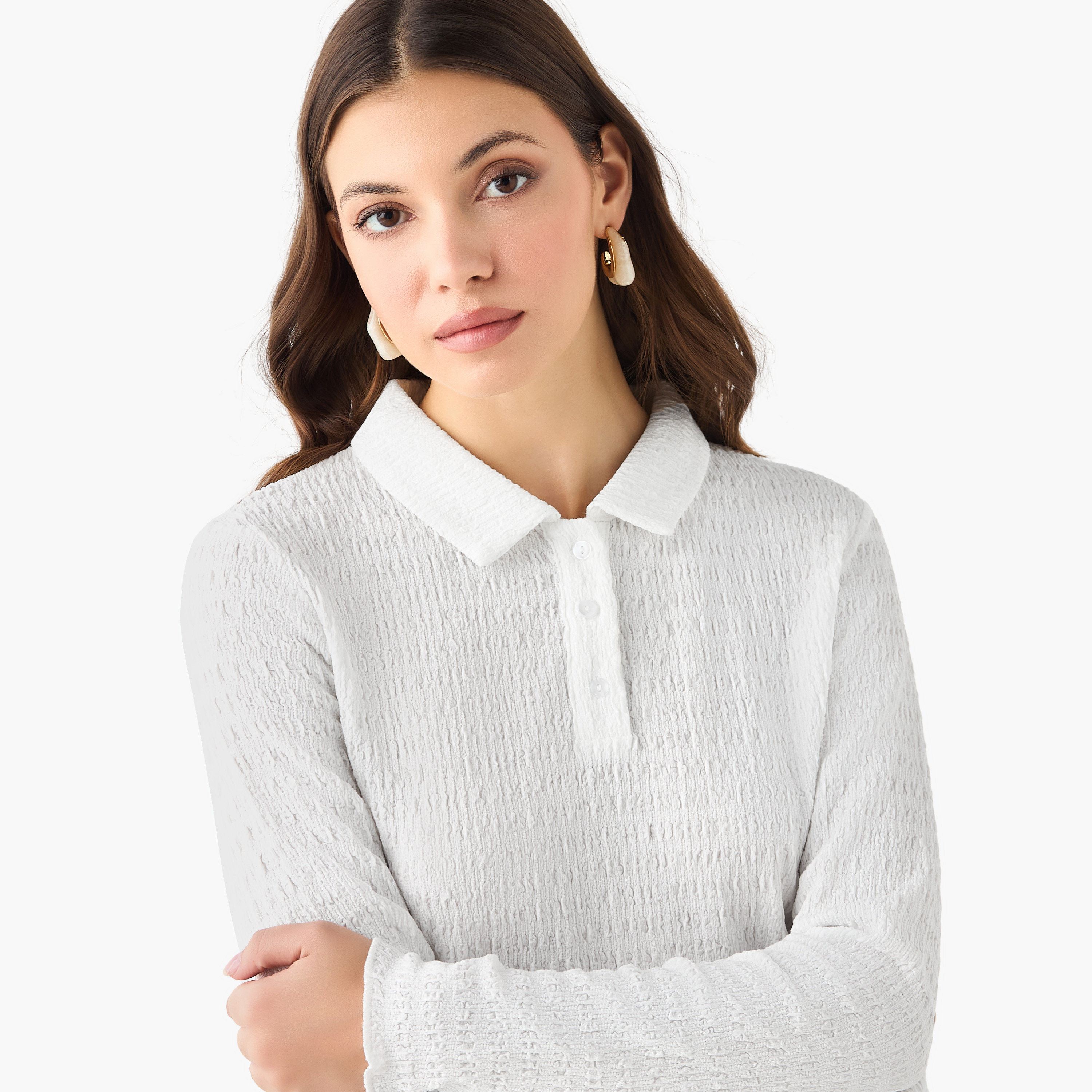 2Xtremz Polo Top with Texture-women-clothing-tshirts-image-8