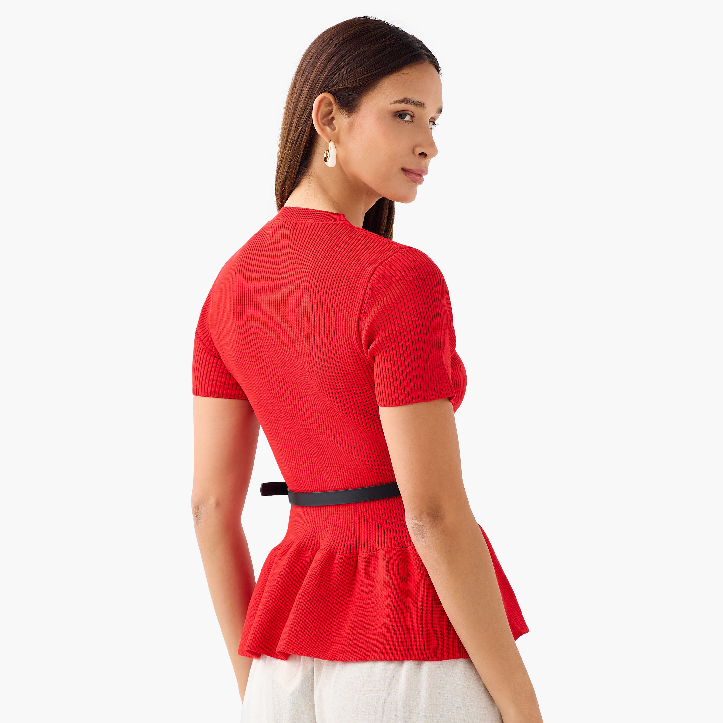 2Xtremz Crew Neck Peplum Top-women-clothing-shirtsandblouses-blouses-image-3