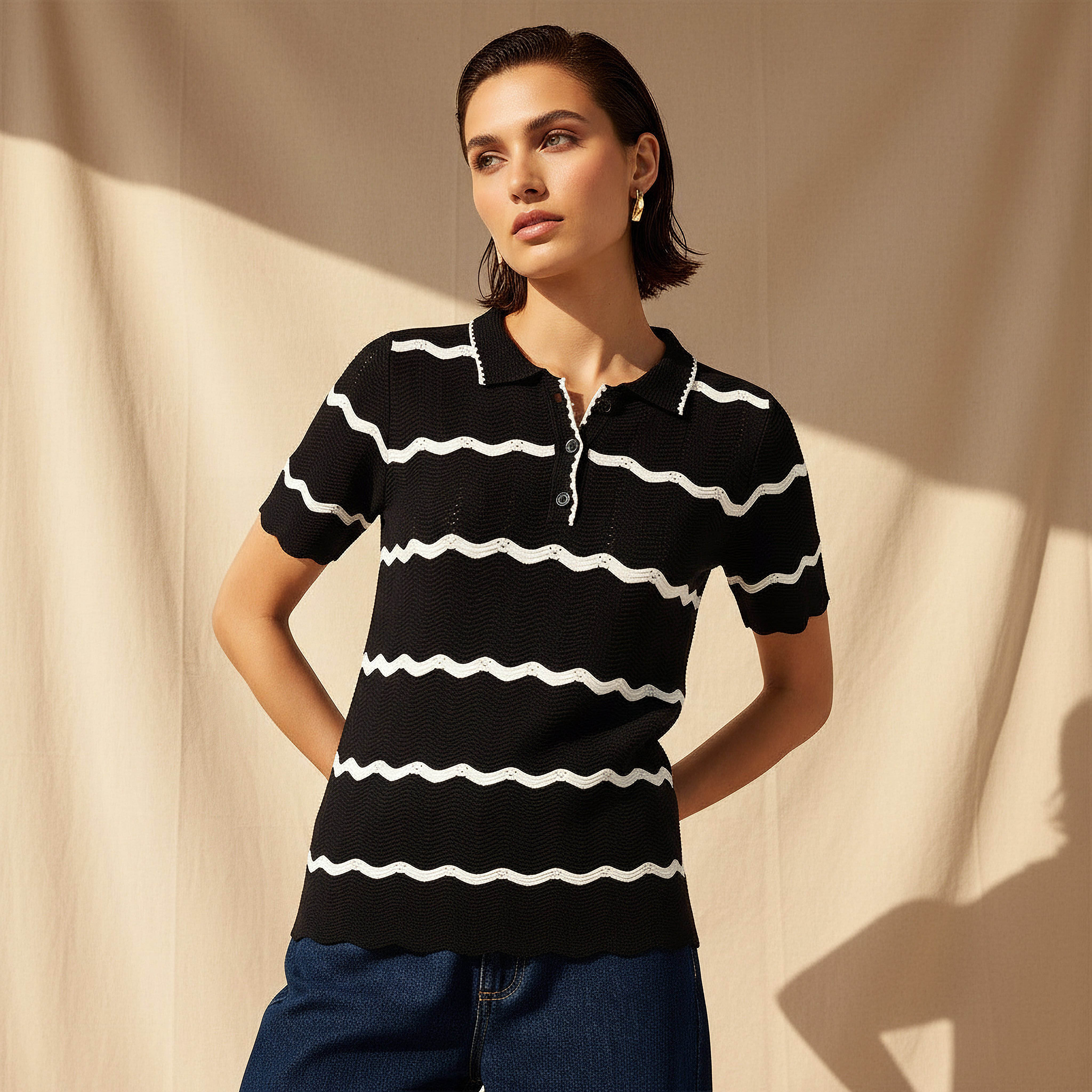 2Xtremz T-shirt with Stripes-women-clothing-tshirts-image-1