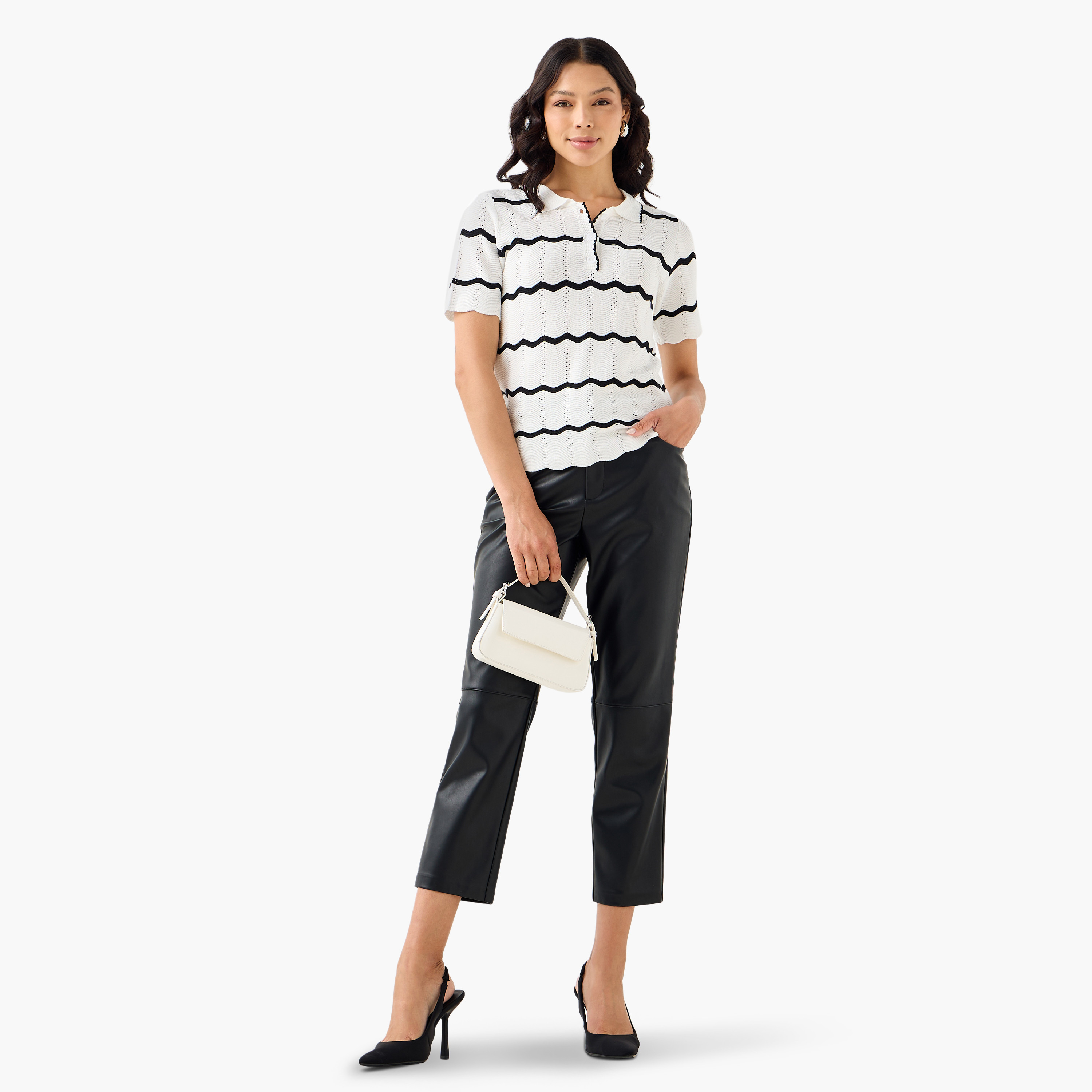 تيشيرت مخطط من تو إكستريمز-women-clothing-tshirts-image-4