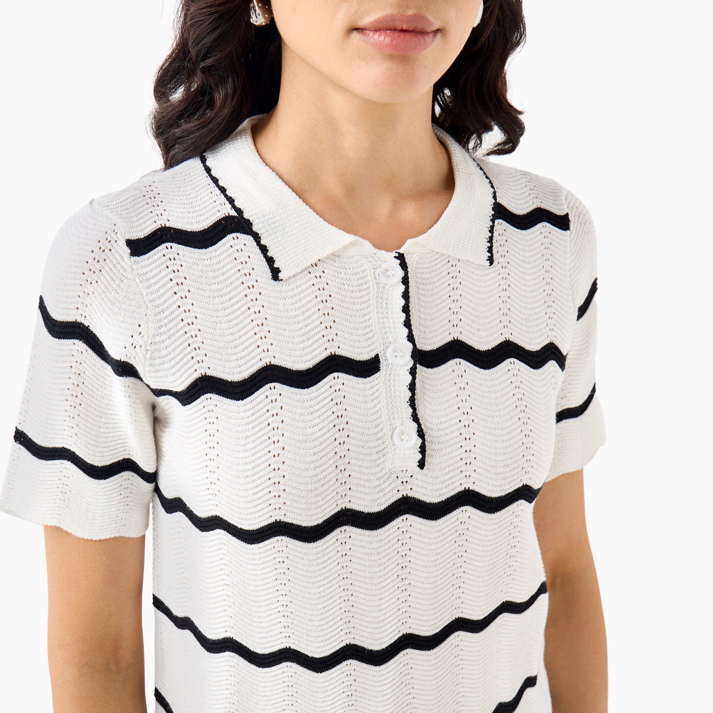 تيشيرت مخطط من تو إكستريمز-women-clothing-tshirts-image-6