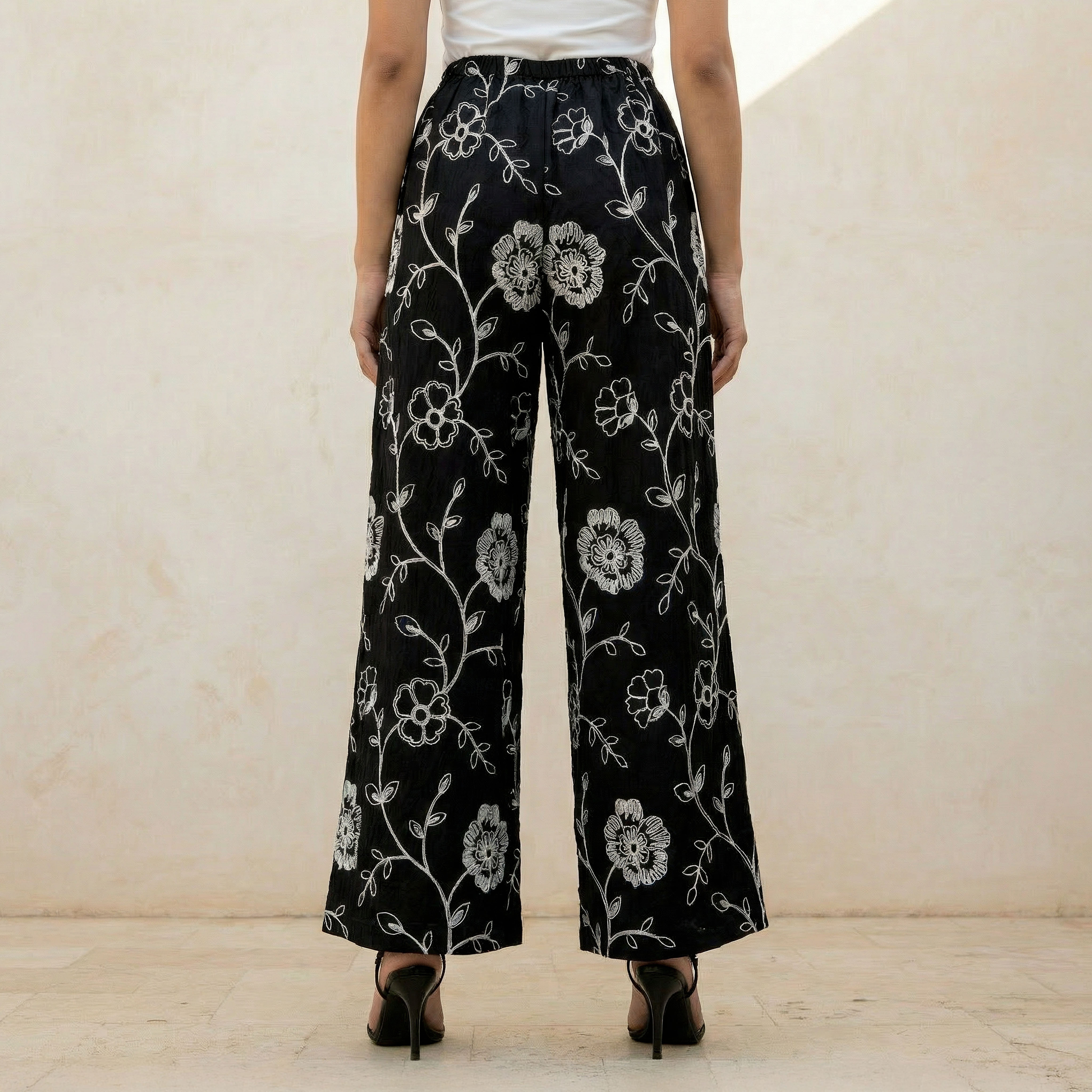 2Xtremz Drawstring Waist Embroidered Pants-women-clothing-coordsets-image-4