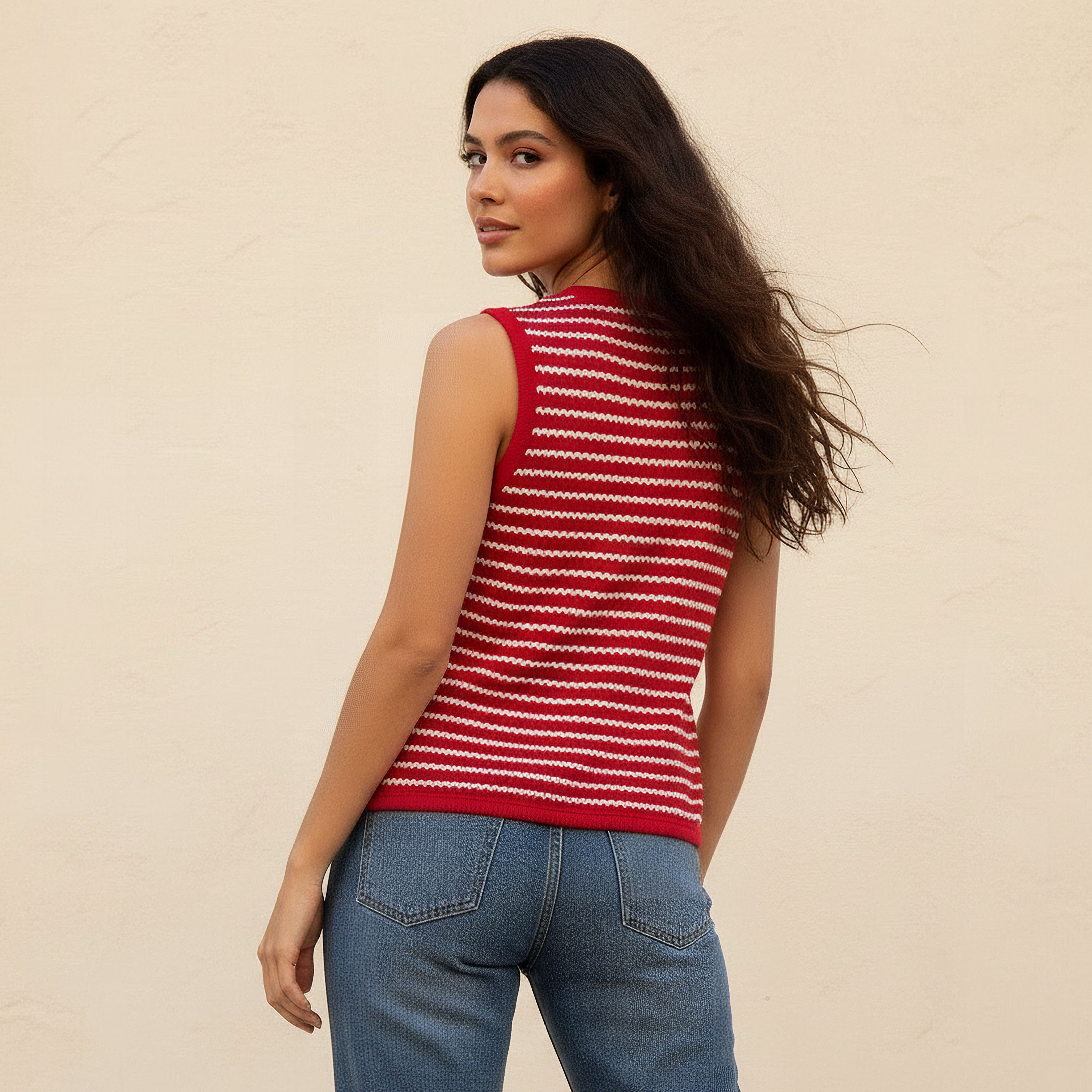 بلوزة بقصّة عادية مخططة من تو إكستريمز-women-clothing-shirtsandblouses-blouses-image-4