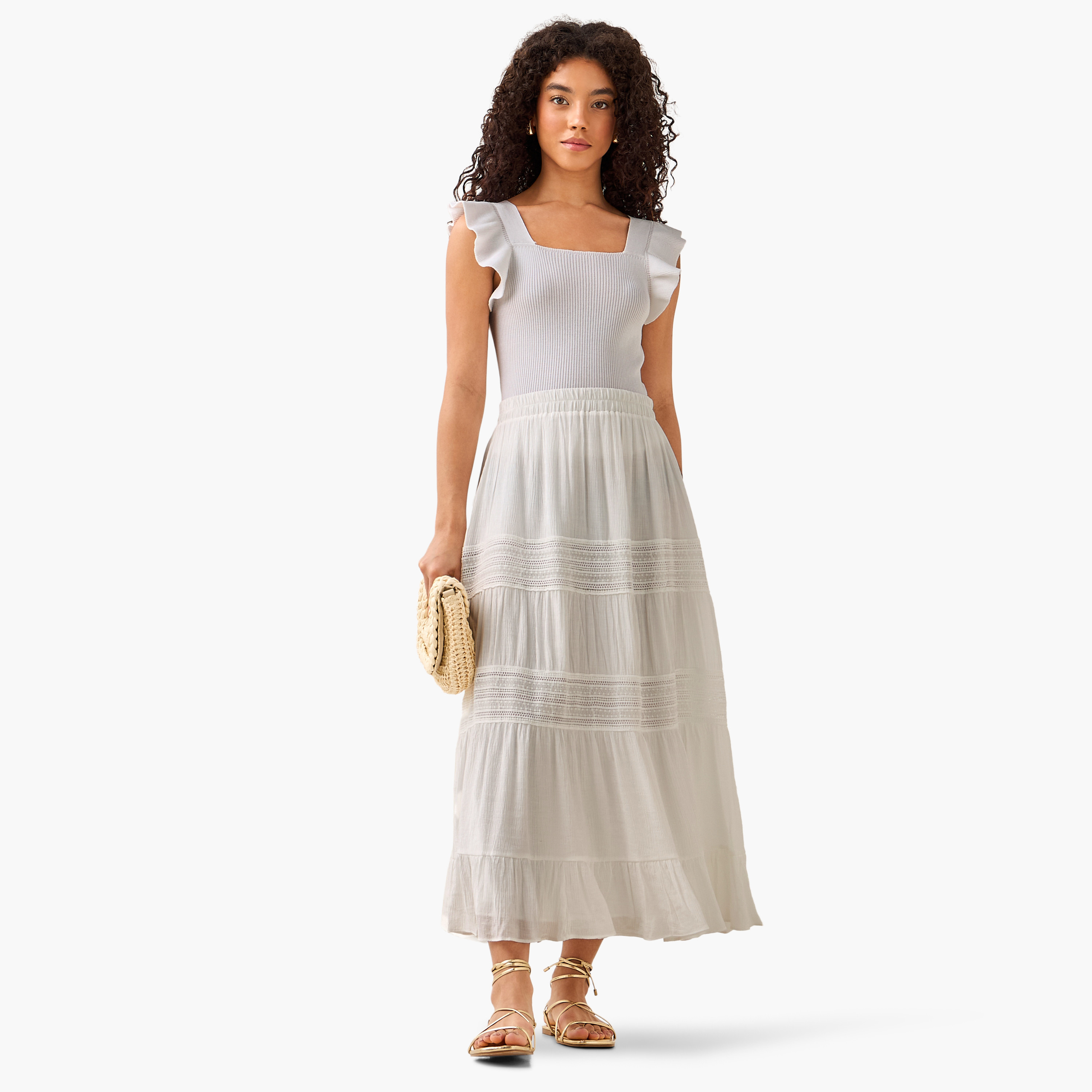 بلوزة بدون أكمام بتفاصيل كشكش مضلّعة من تو إكستريمز-women-clothing-shirtsandblouses-blouses-image-4