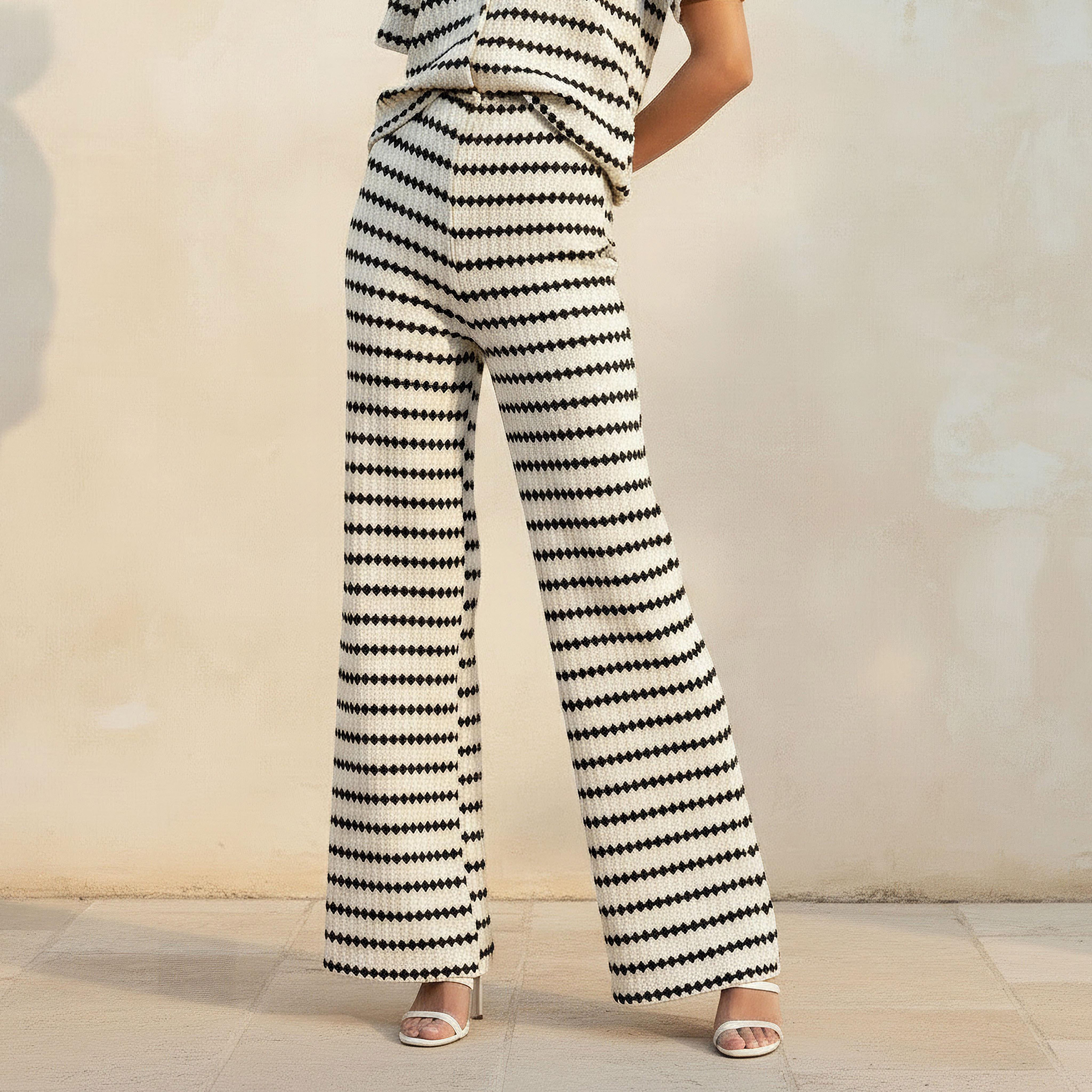 2Xtremz Mid Rise Full Length Pants with Stripes-women-clothing-bottoms-trousers-image-1