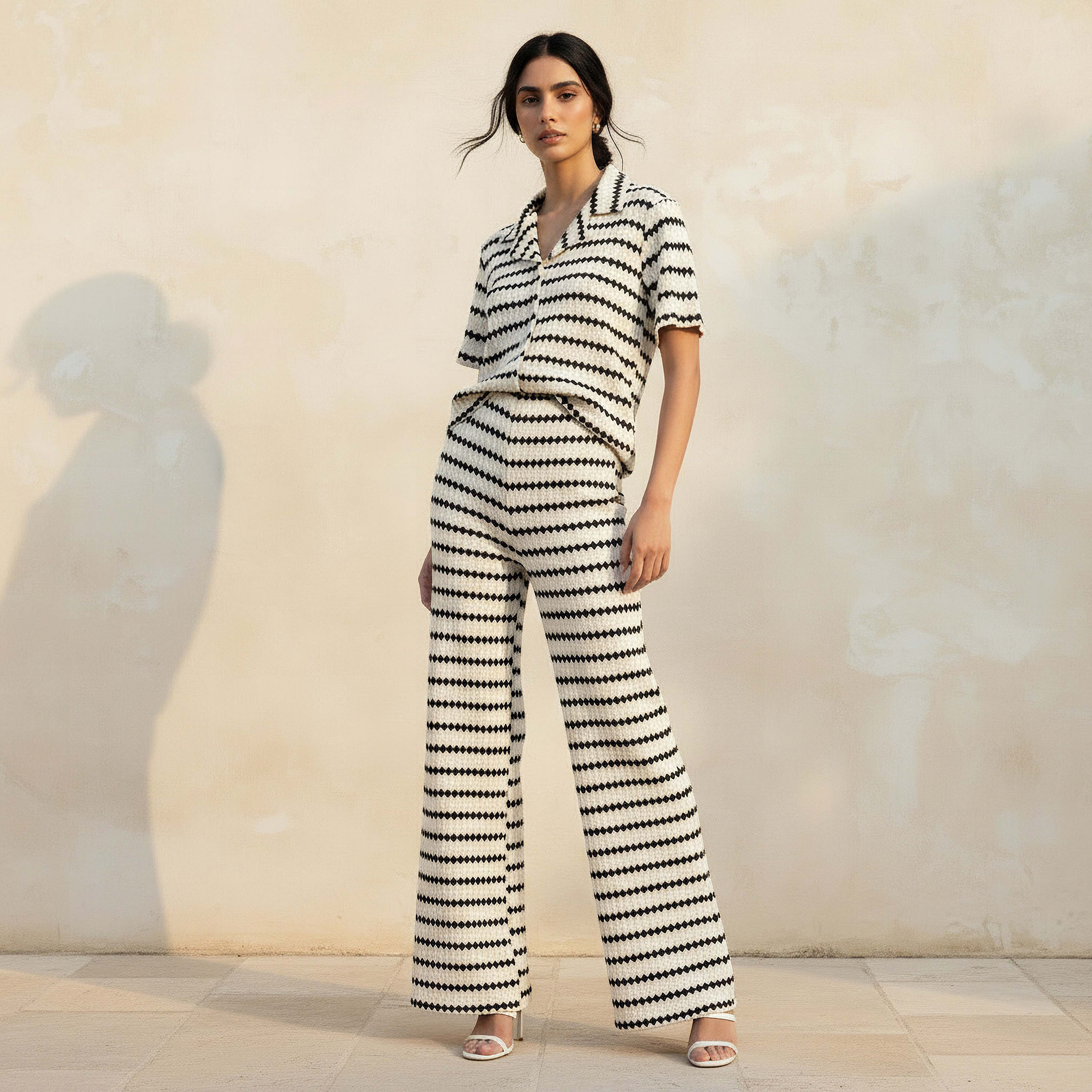 2Xtremz Mid Rise Full Length Pants with Stripes-women-clothing-bottoms-trousers-image-3