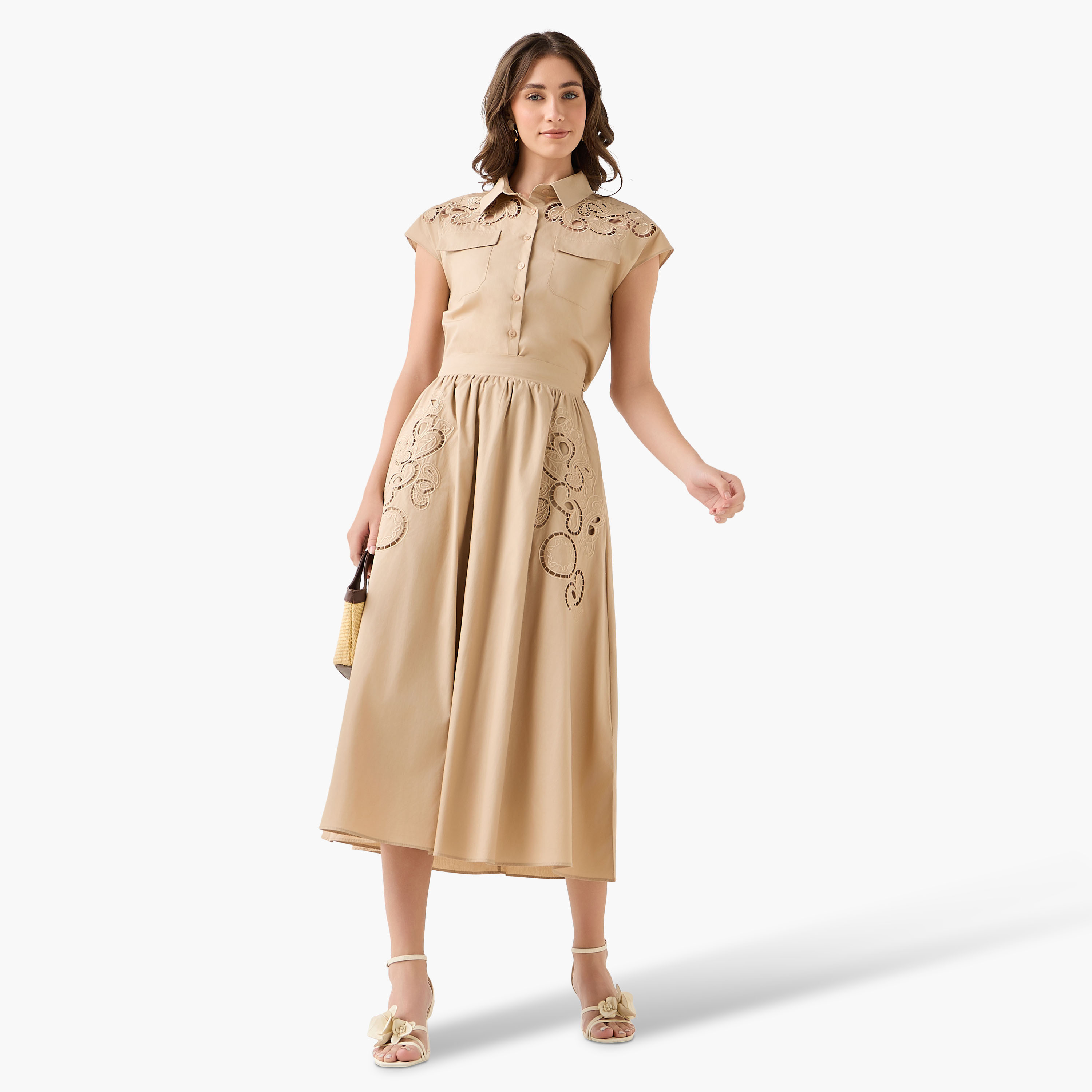 2Xtremz Midi Cotton A-line Skirt with Lace Inserts-women-clothing-bottoms-skirts-image-3