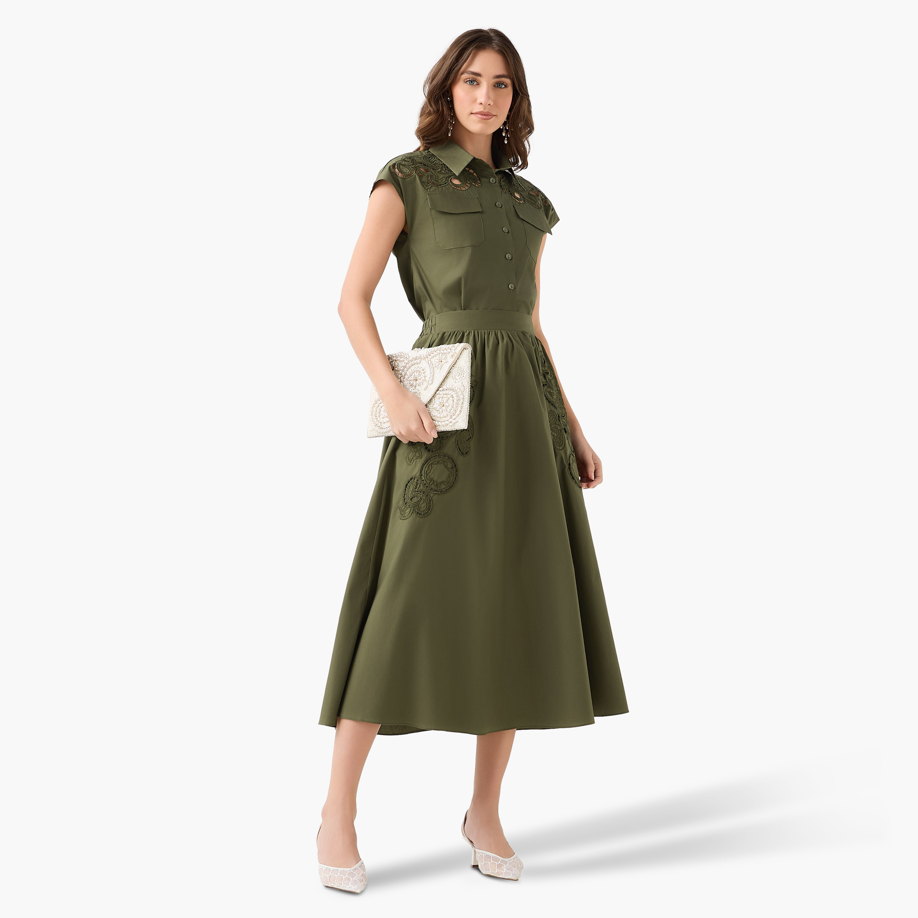 2Xtremz Midi Cotton A-line Skirt with Lace Inserts-women-clothing-bottoms-skirts-image-3