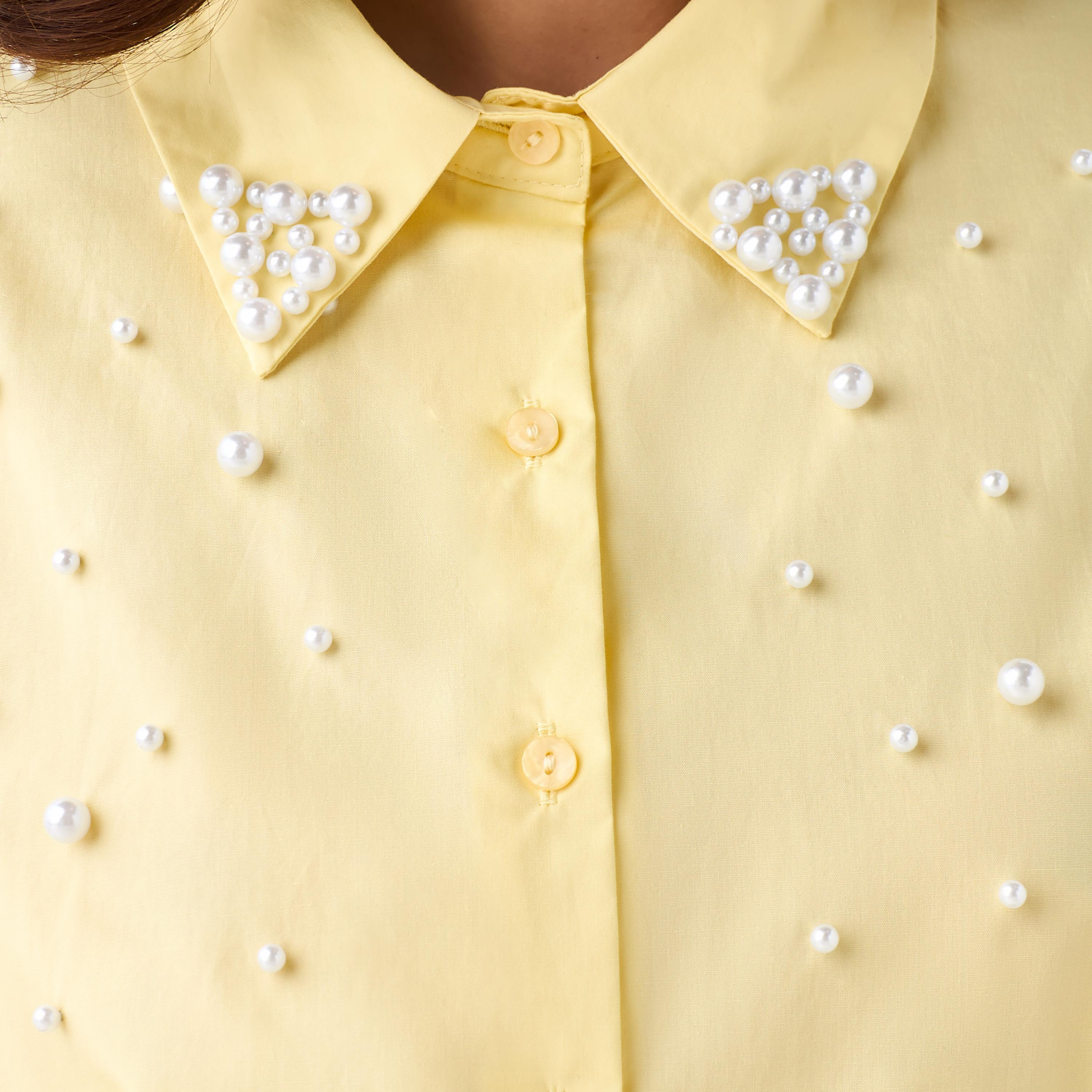 2Xtremz Cotton Shirt with Pearl Embellishment-women-clothing-shirtsandblouses-shirts-image-2