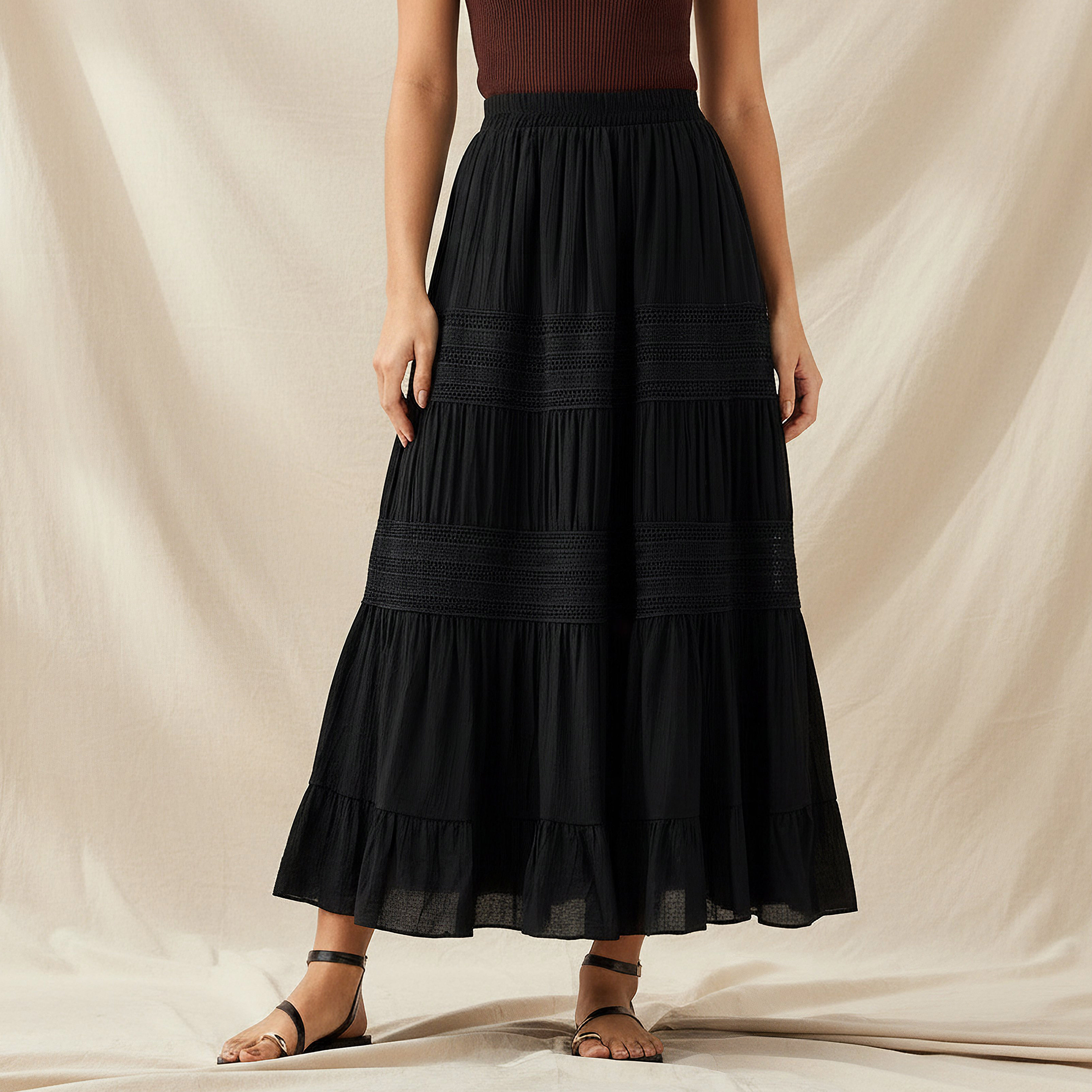 2Xtremz Maxi Skirt with Tiered Design-women-clothing-bottoms-skirts-image-1